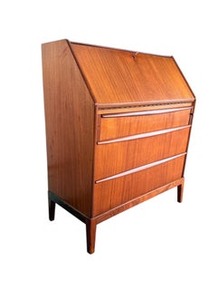 Mid Century Danish Teak Secretary Desk