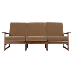 Mid-Century Modern Danish Three Seat Sofa
