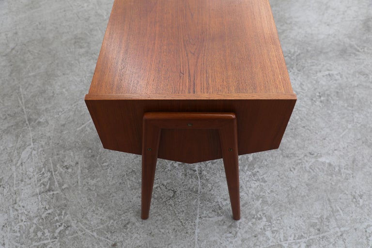 MidCentury Danish Teak Sewing Box at 1stDibs