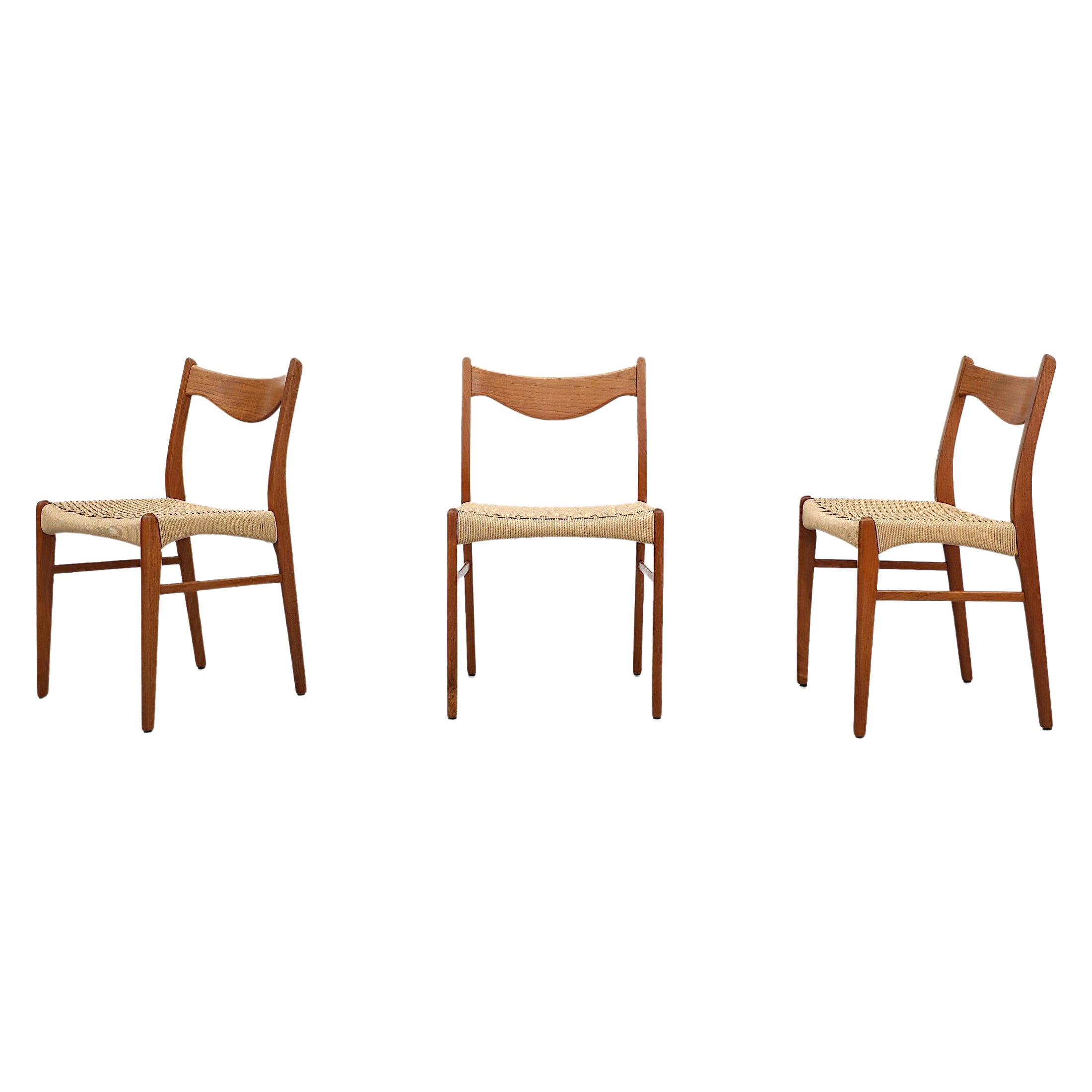 Mid-Century Danish Teak Side Chair by Arne Wahl Iversen for Glyngøre, 1960s