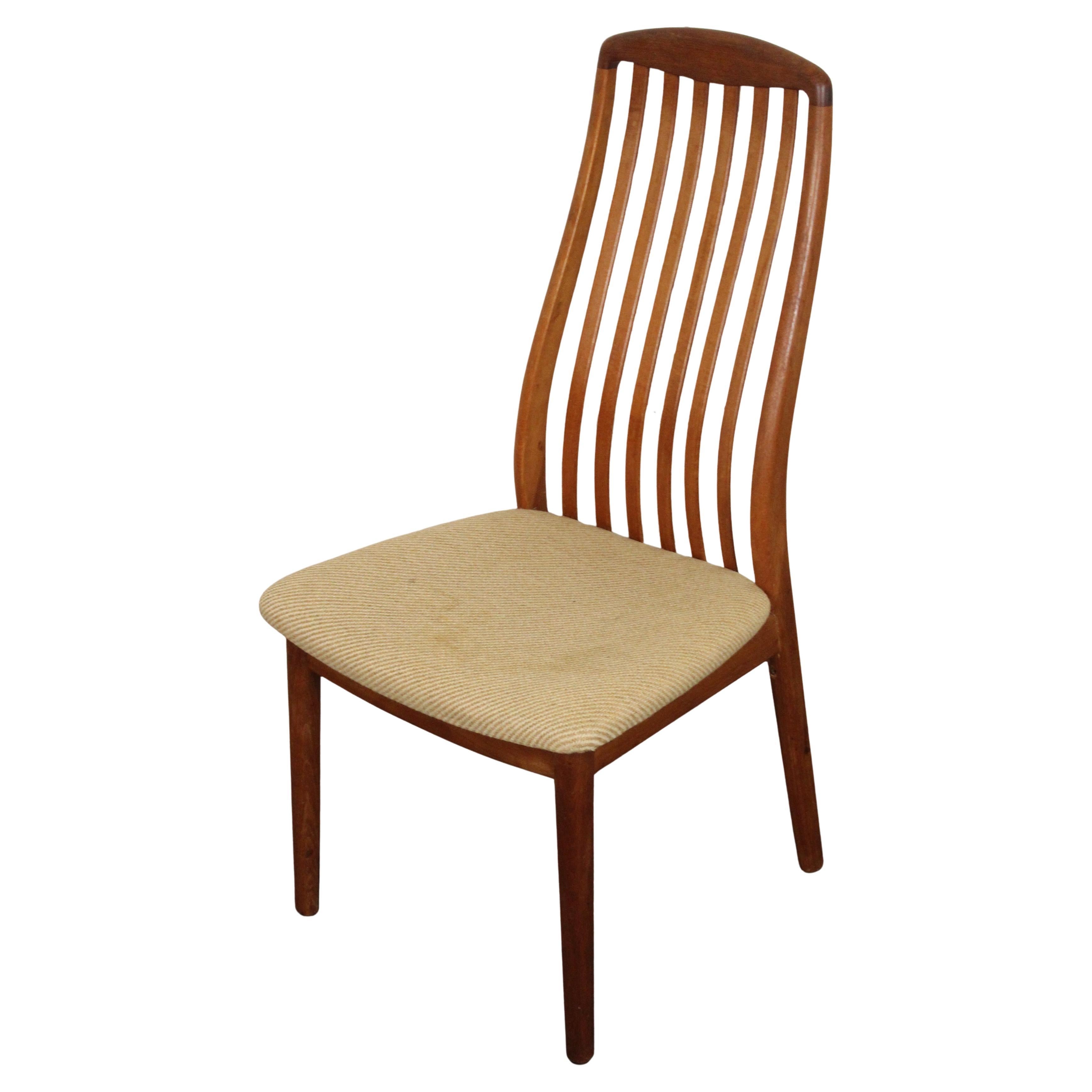 Mid-Century Danish Teak Side Chair by Preben Schou Andersen