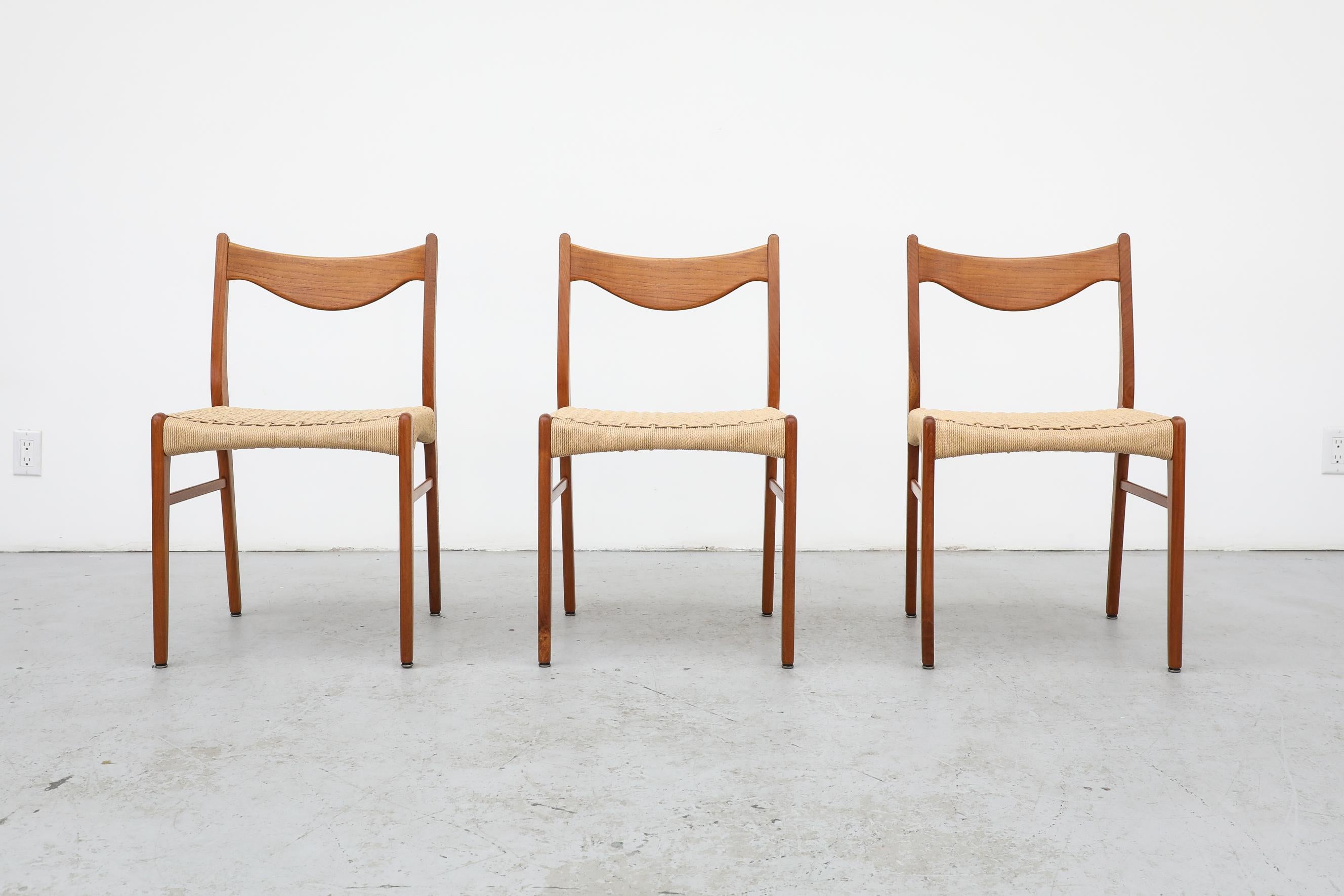 Mid-Century Danish Teak Side Chair by Arne Wahl Iversen for Glyngøre, 1960s For Sale 1