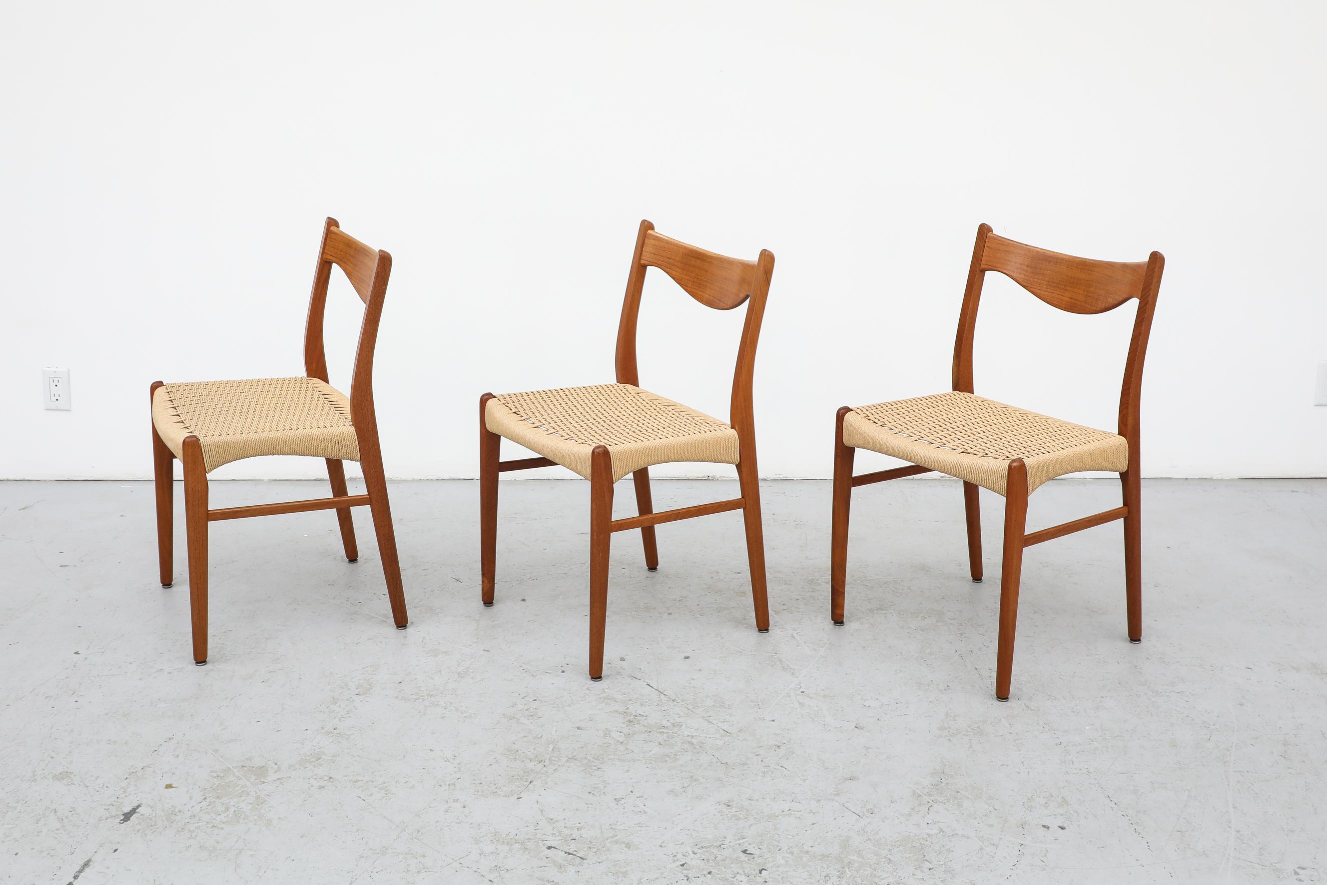 Mid-Century Danish Teak Side Chair by Arne Wahl Iversen for Glyngøre, 1960s For Sale 2