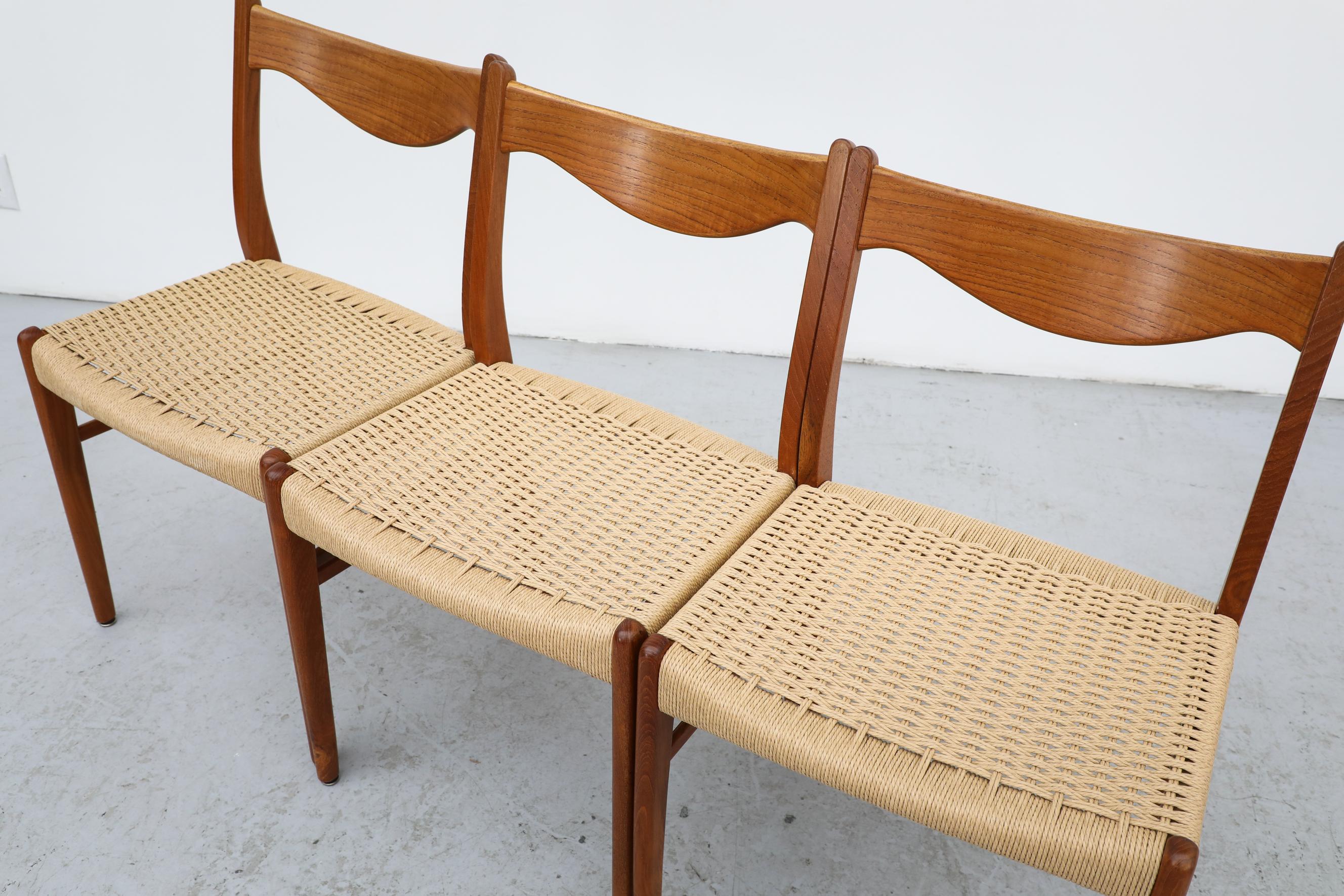 Mid-Century Danish Teak Side Chair by Arne Wahl Iversen for Glyngøre, 1960s For Sale 3