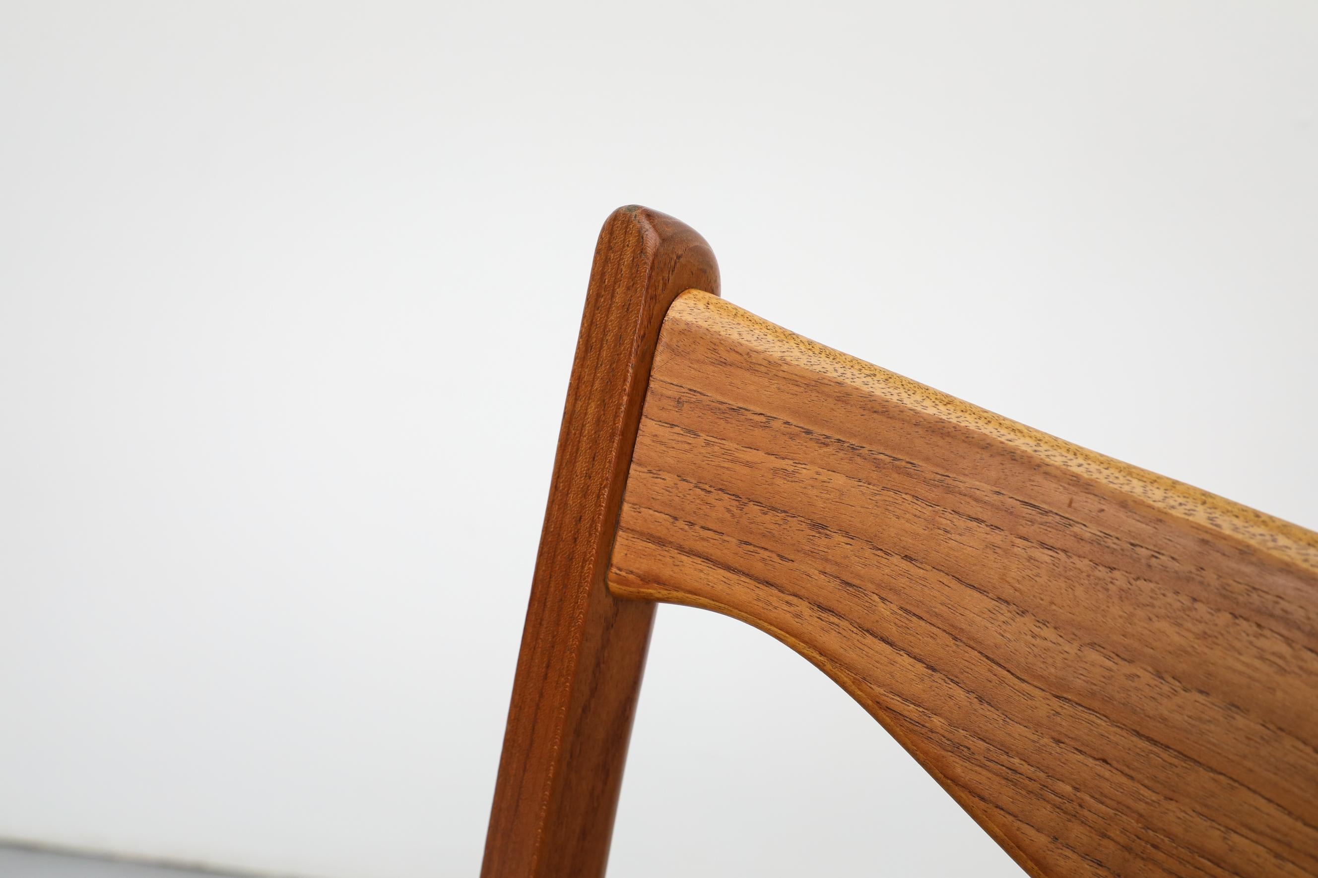 Mid-Century Danish Teak Side Chair by Arne Wahl Iversen for Glyngøre, 1960s For Sale 5