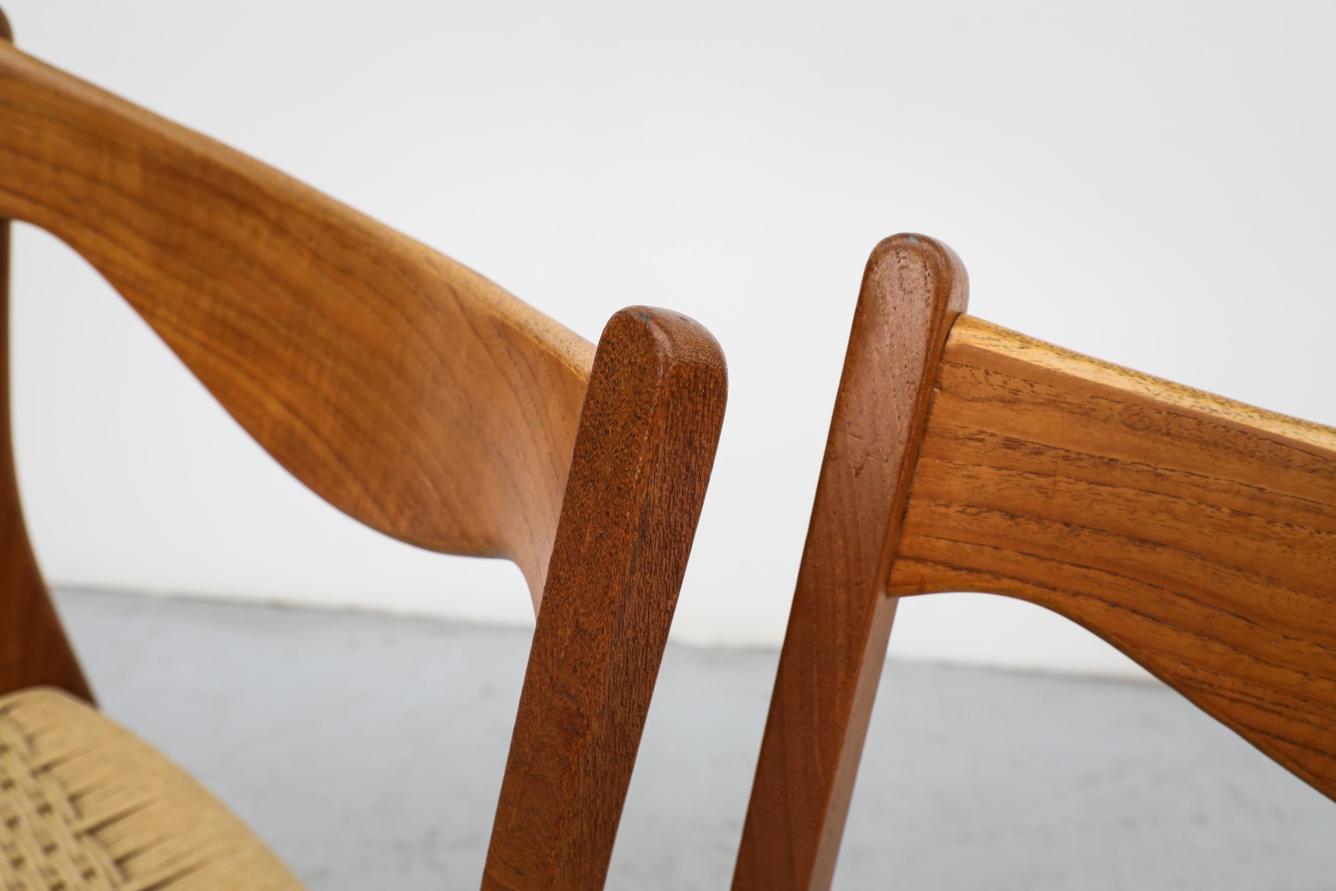 Mid-Century Danish Teak Side Chair by Arne Wahl Iversen for Glyngøre, 1960s For Sale 7