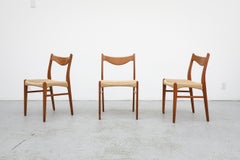 Sedia laterale in teak danese di metà secolo di Arne Wahl Iversen per Glyngøre, anni '60