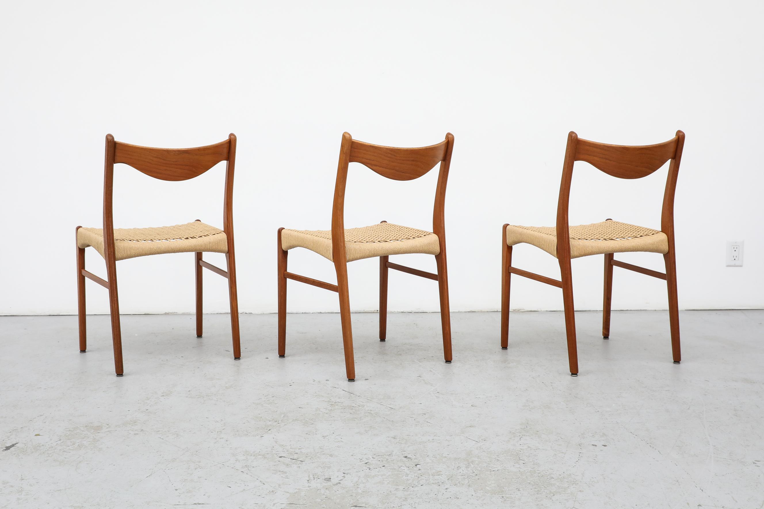 Mid-Century Modern Mid-Century Danish Teak Side Chair by Arne Wahl Iversen for Glyngøre, 1960s For Sale