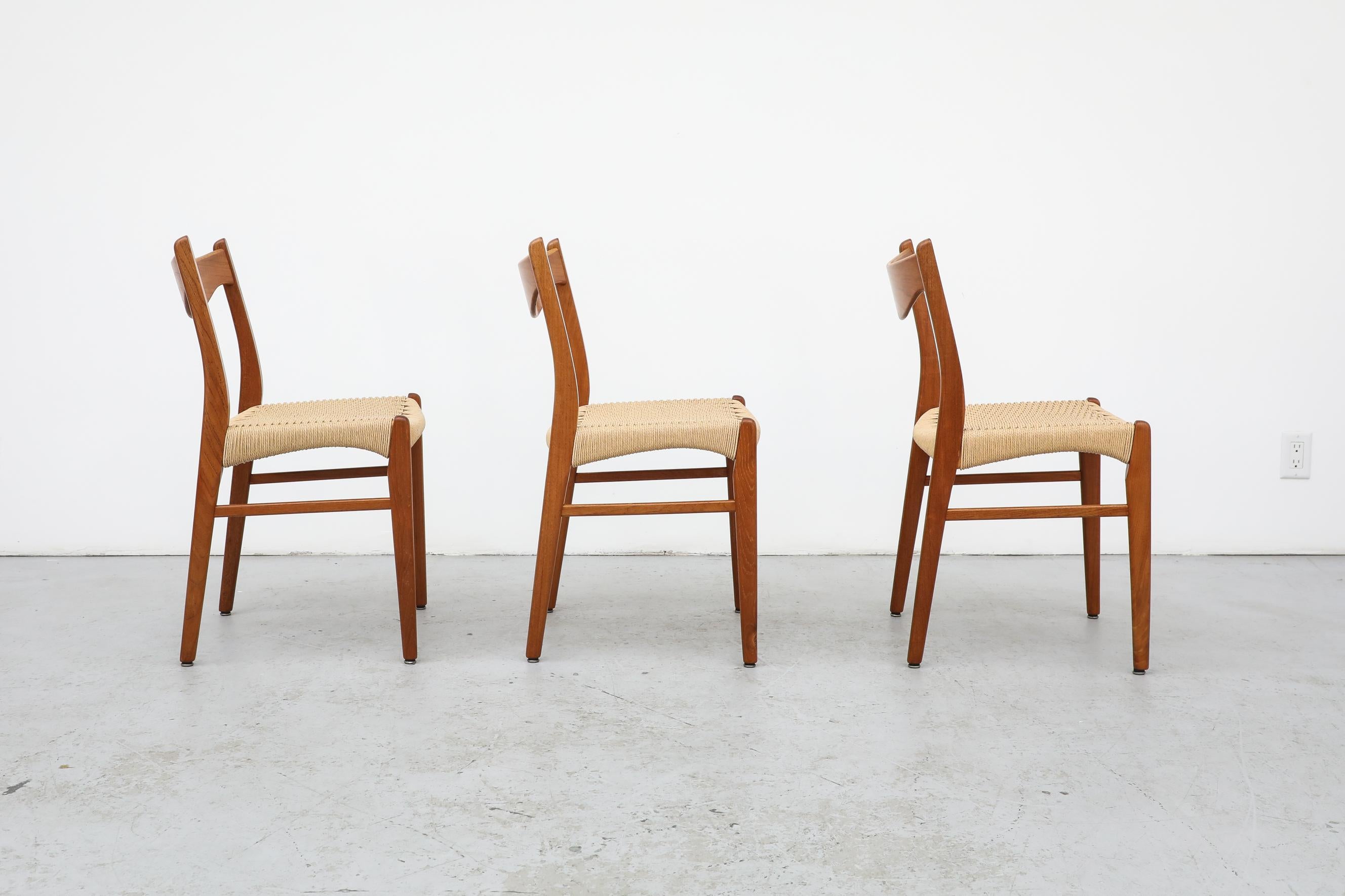 Mid-20th Century Mid-Century Danish Teak Side Chair by Arne Wahl Iversen for Glyngøre, 1960s For Sale