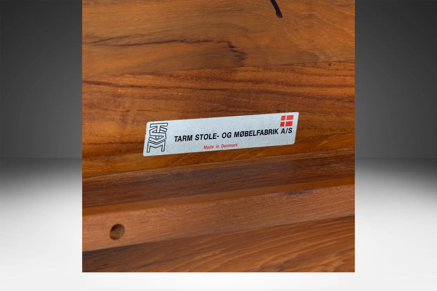Dänischer Teakholz-Beistelltisch aus der Mitte des Jahrhunderts Tarm Stole Mobelfabrik  A/S im Angebot 3
