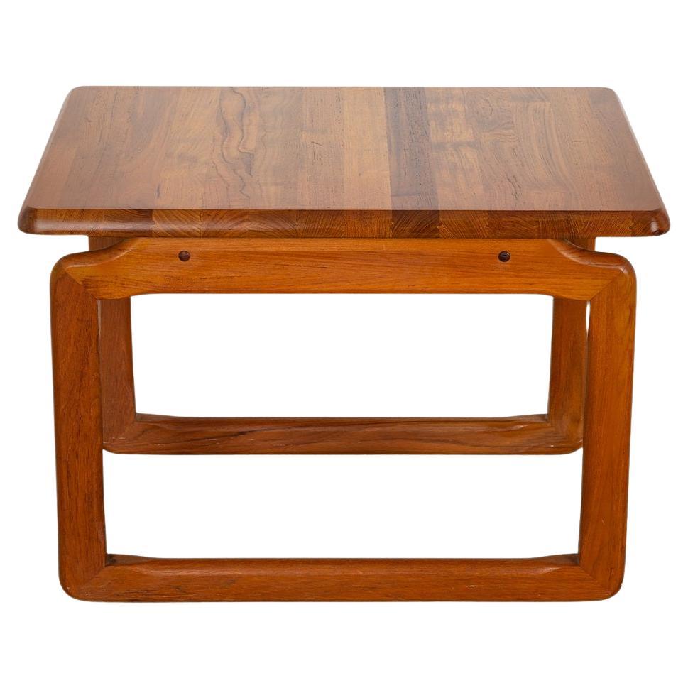 Mid-Century Danish Teak Side End Table Tarm Stole Mobelfabrik  A/S