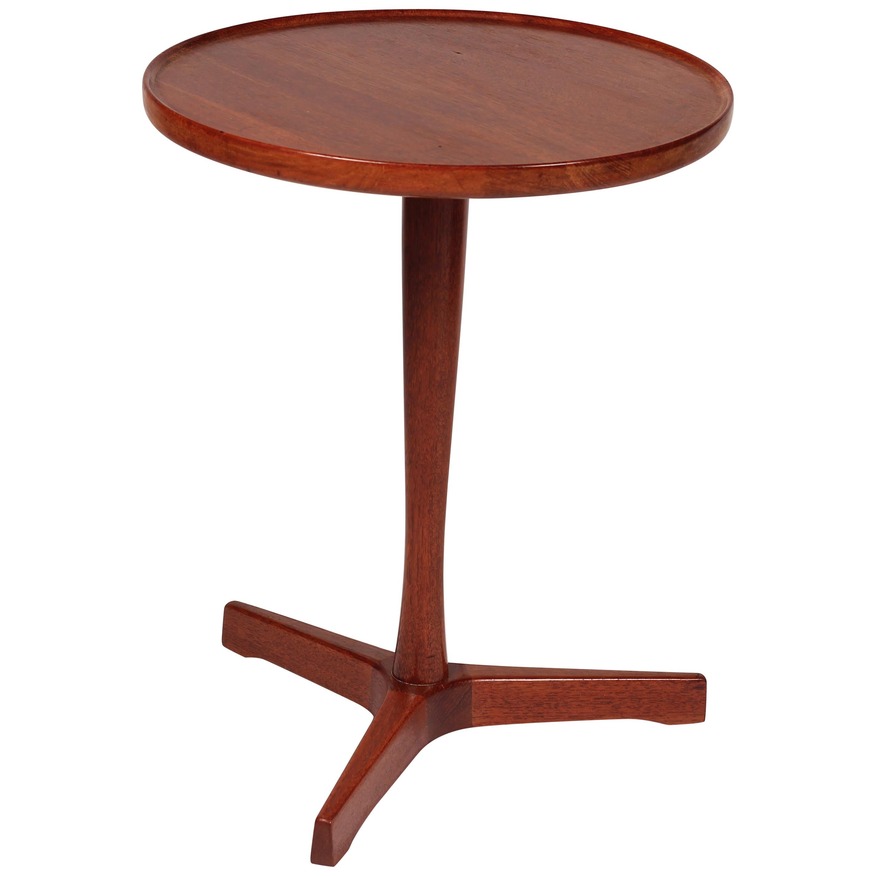 Midcentury Danish Teak Side Table Designed by Hans C Andersen