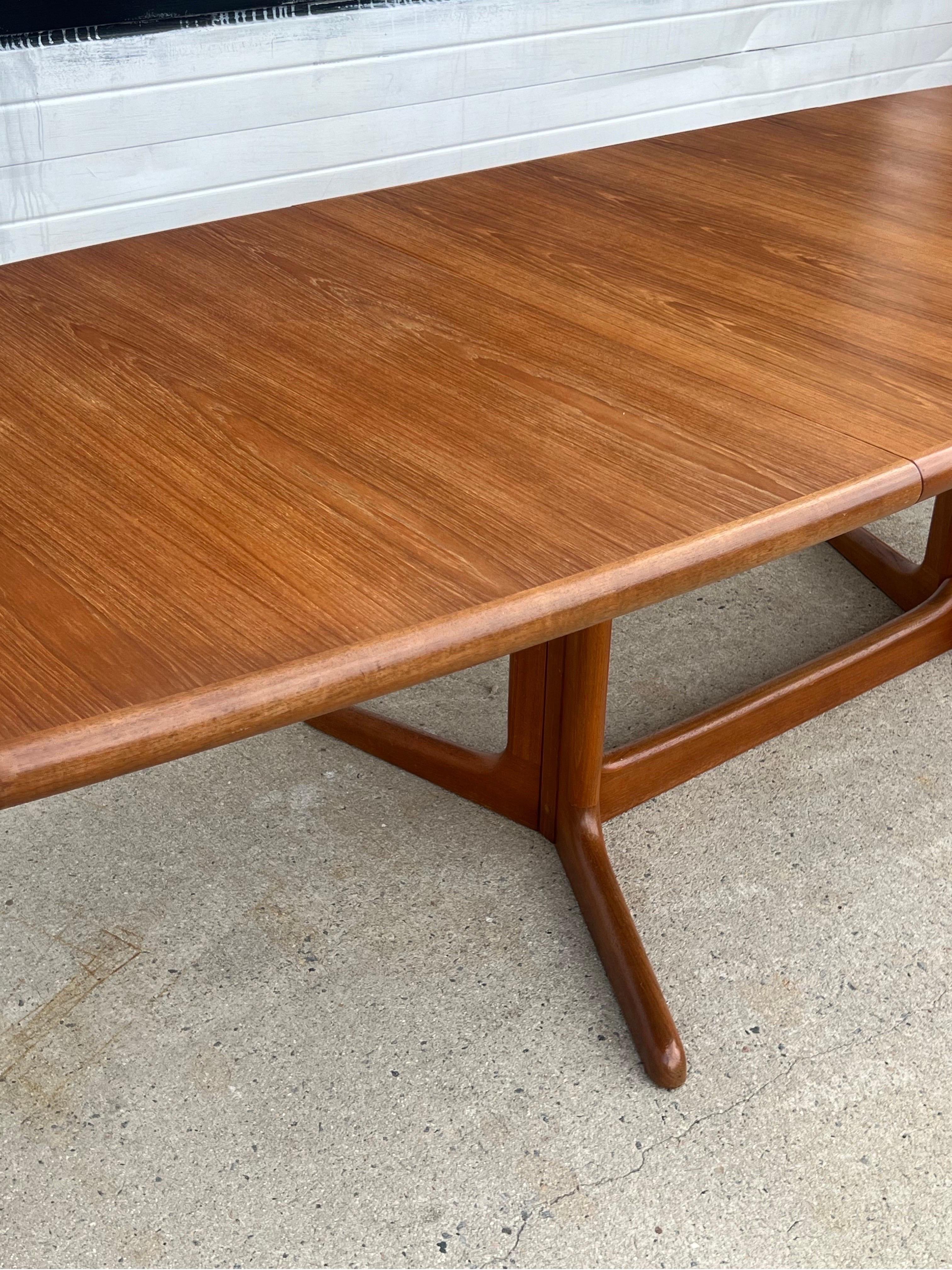 Mid-Century Danish Teak Skovby Dining Table 4