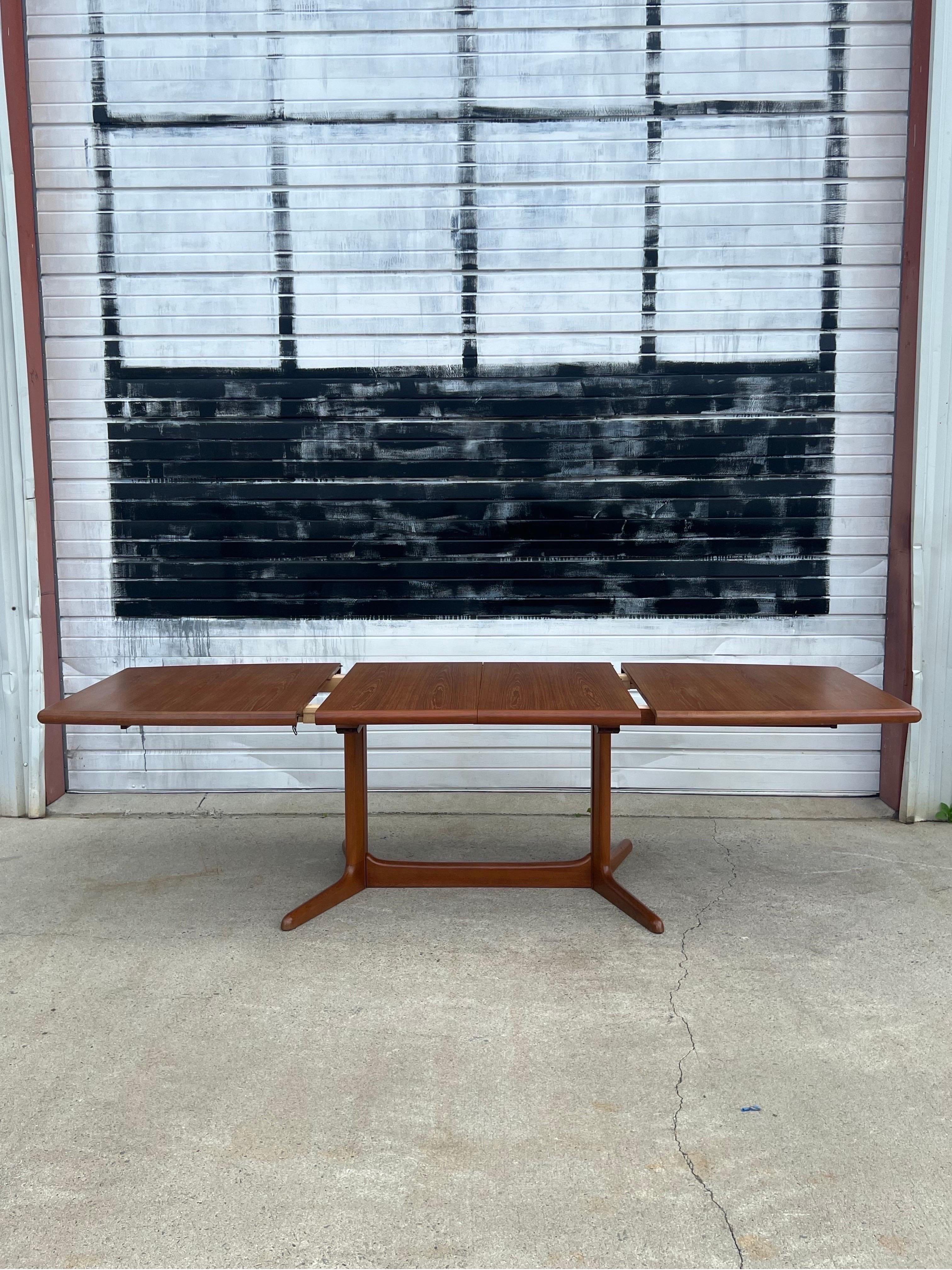 Mid-Century Danish Teak Skovby Dining Table 6