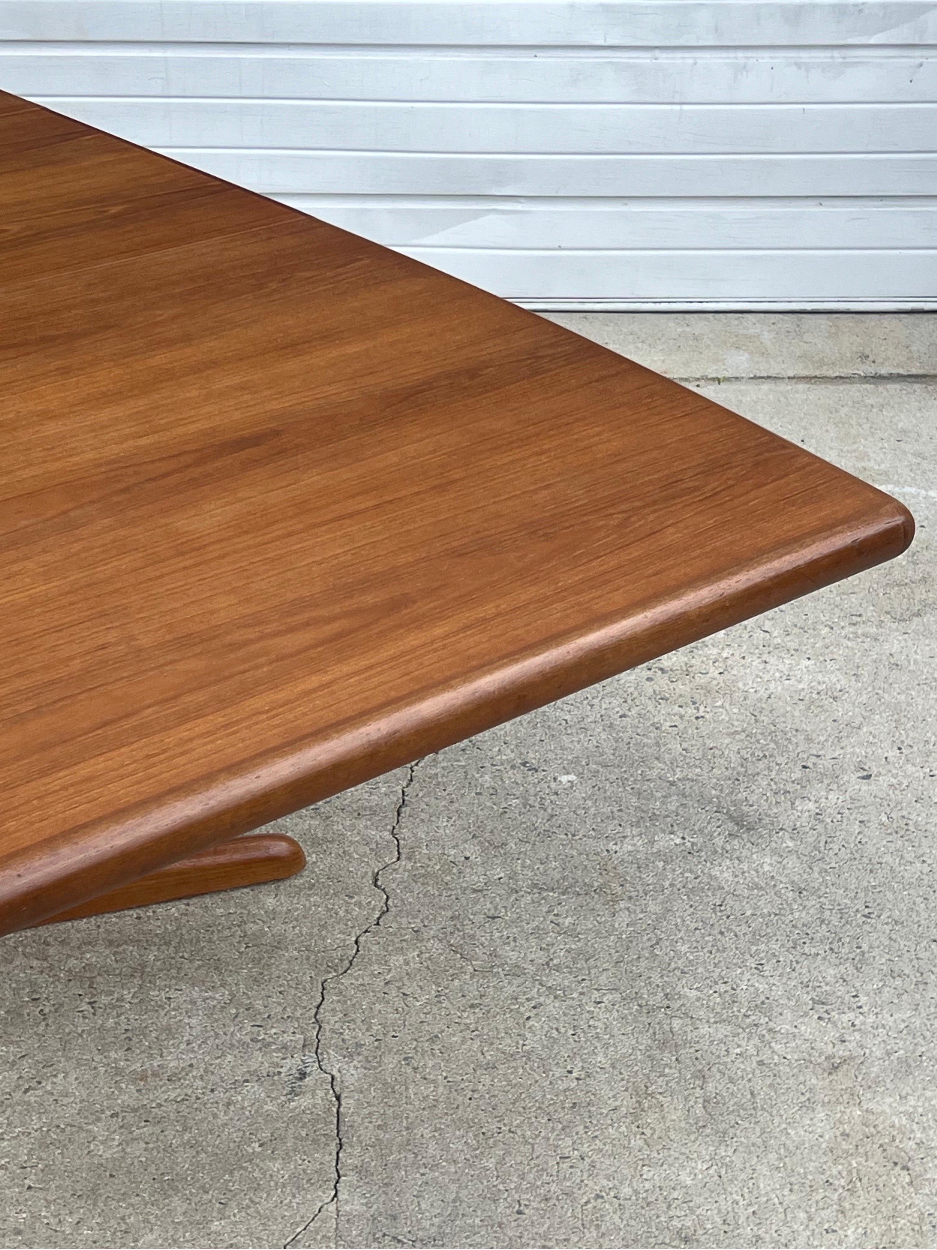 Late 20th Century Mid-Century Danish Teak Skovby Dining Table