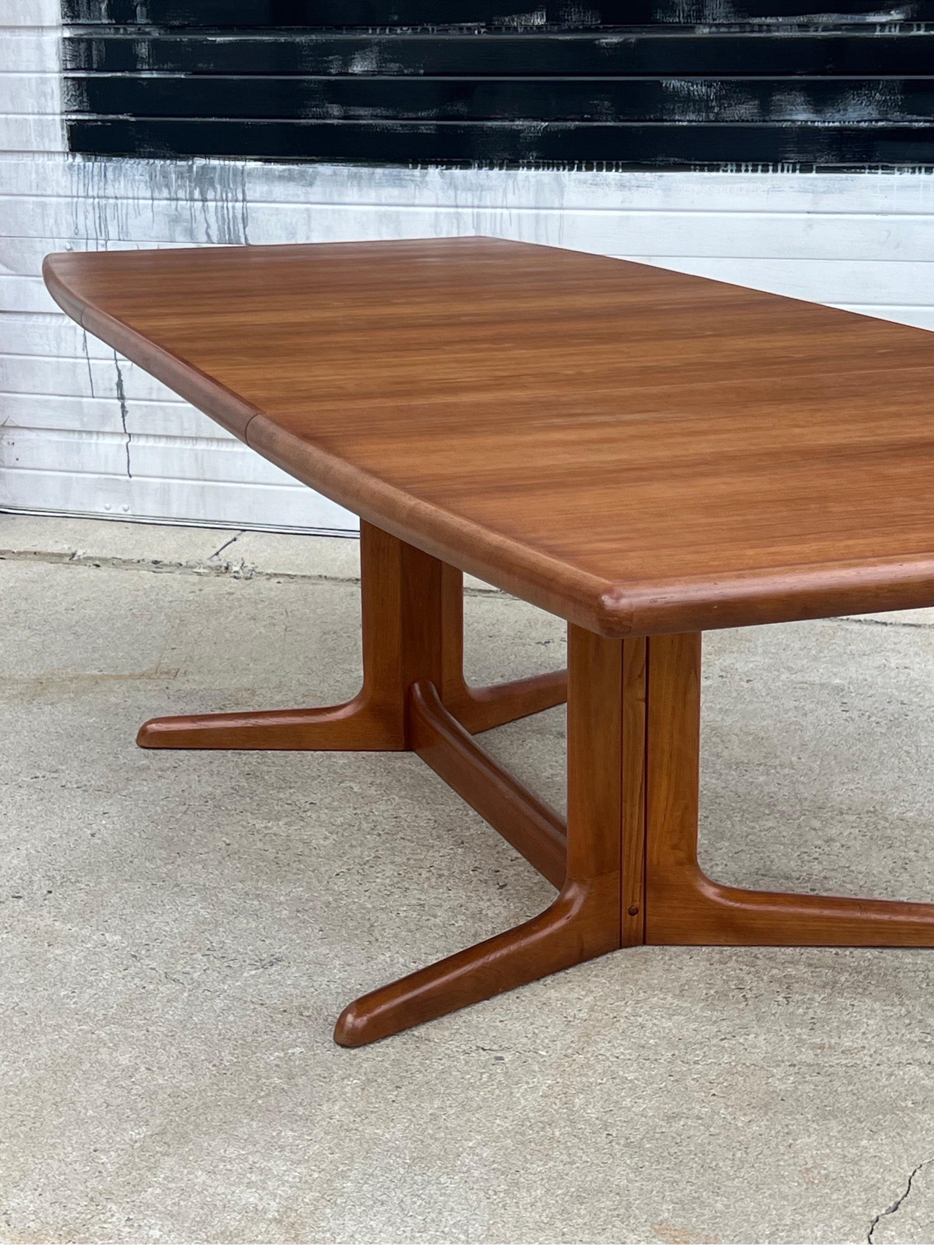 Wood Mid-Century Danish Teak Skovby Dining Table