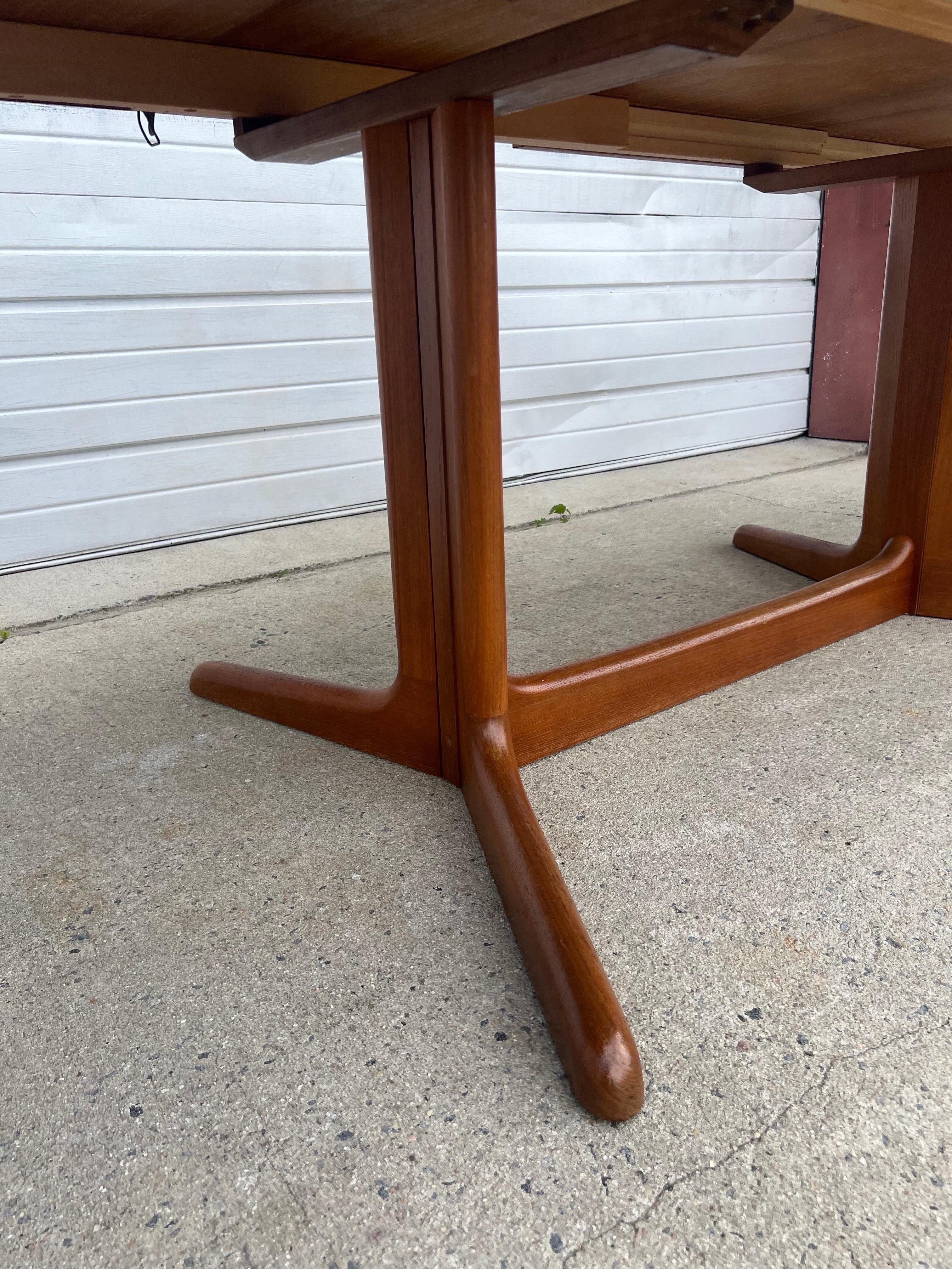 Mid-Century Danish Teak Skovby Dining Table 1