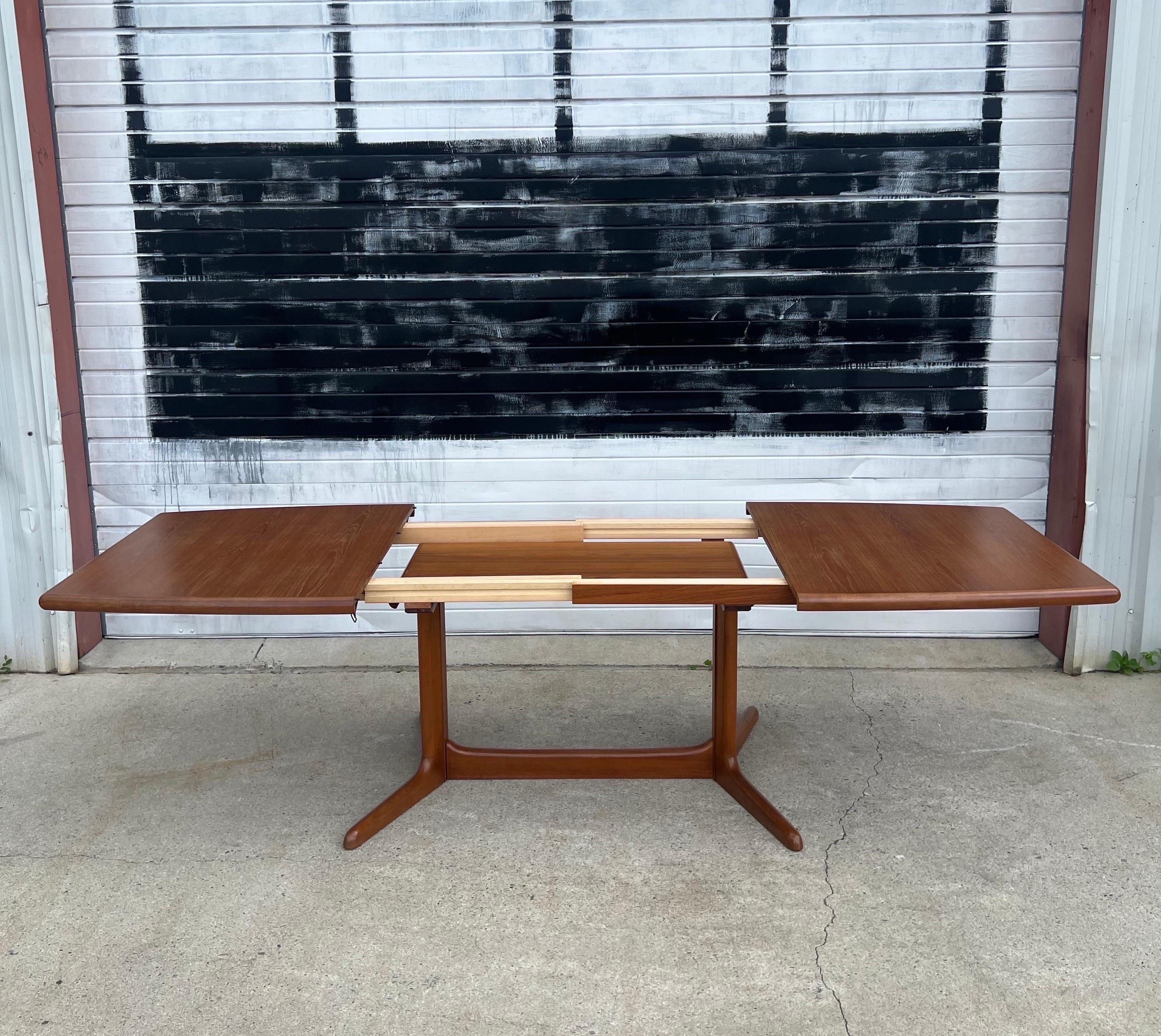 Mid-Century Danish Teak Skovby Dining Table 3