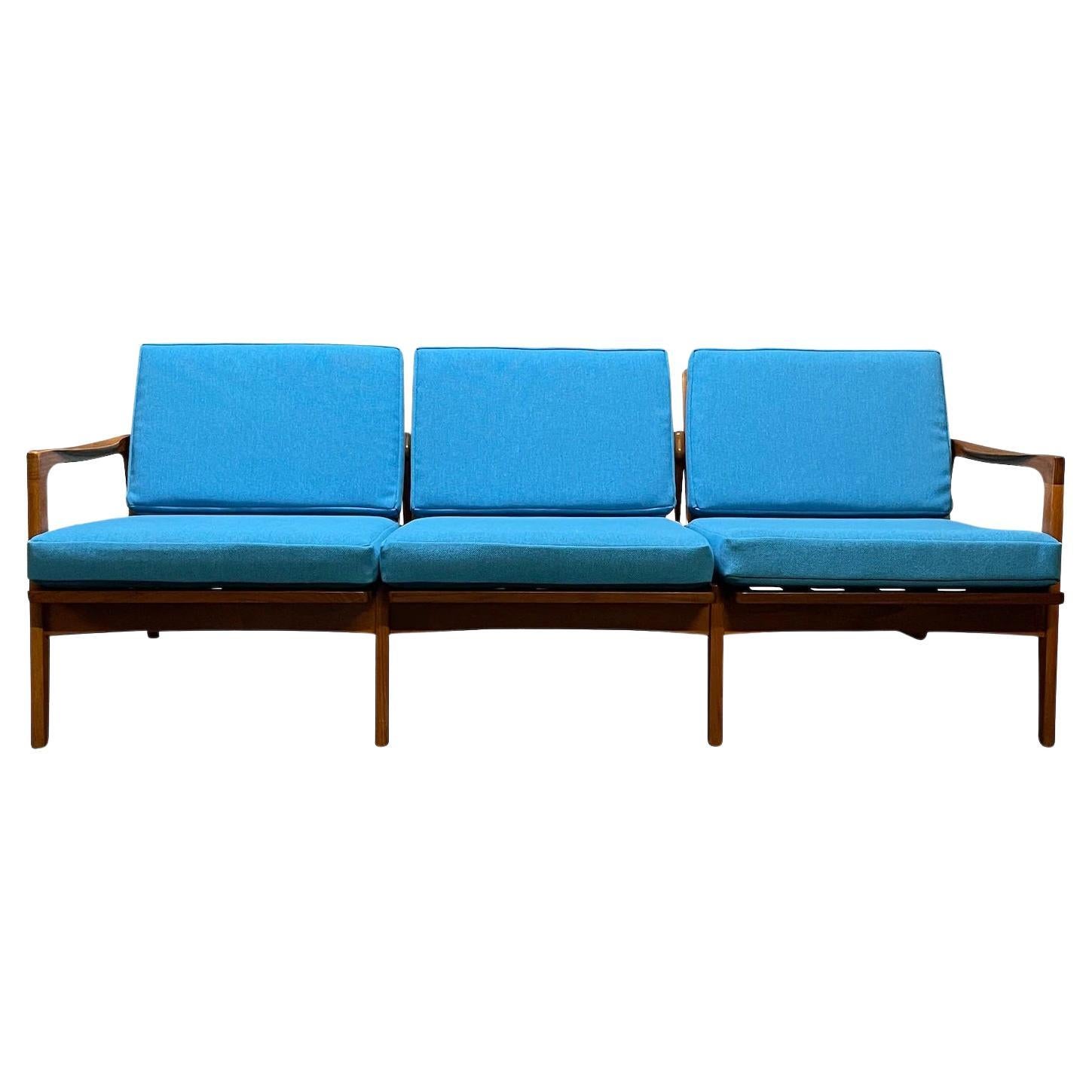 Mid-Century Danish Modern Teak Sofa Made in Denmark For Sale at 1stDibs