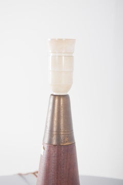 Mid-Century Danish Teak Table Lamp