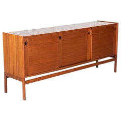 Mid Century Danish Teak Tambour Sideboard