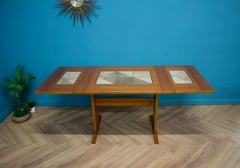 Mid Century Danish Teak Tiled Extendable Dining Table from Gangso Mobler