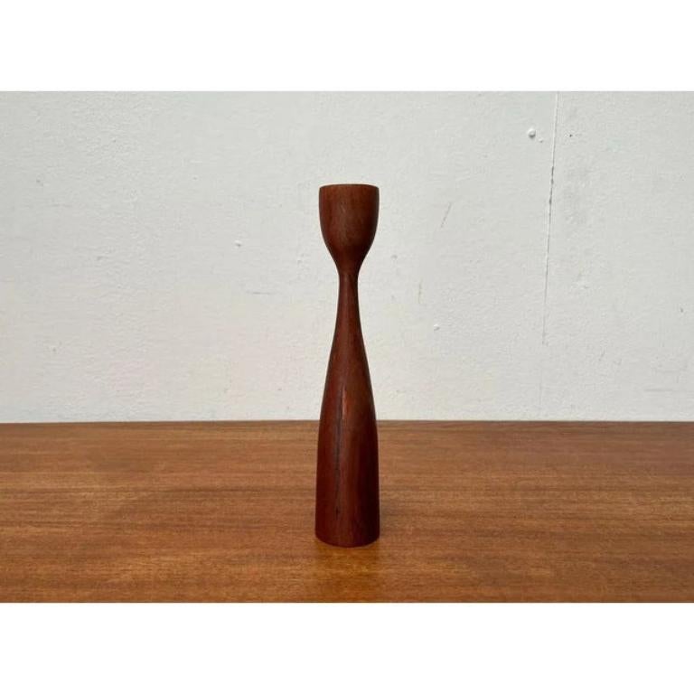 XX secolo Portacandele a tulipano in teak danese di metà secolo, anni '60 in vendita