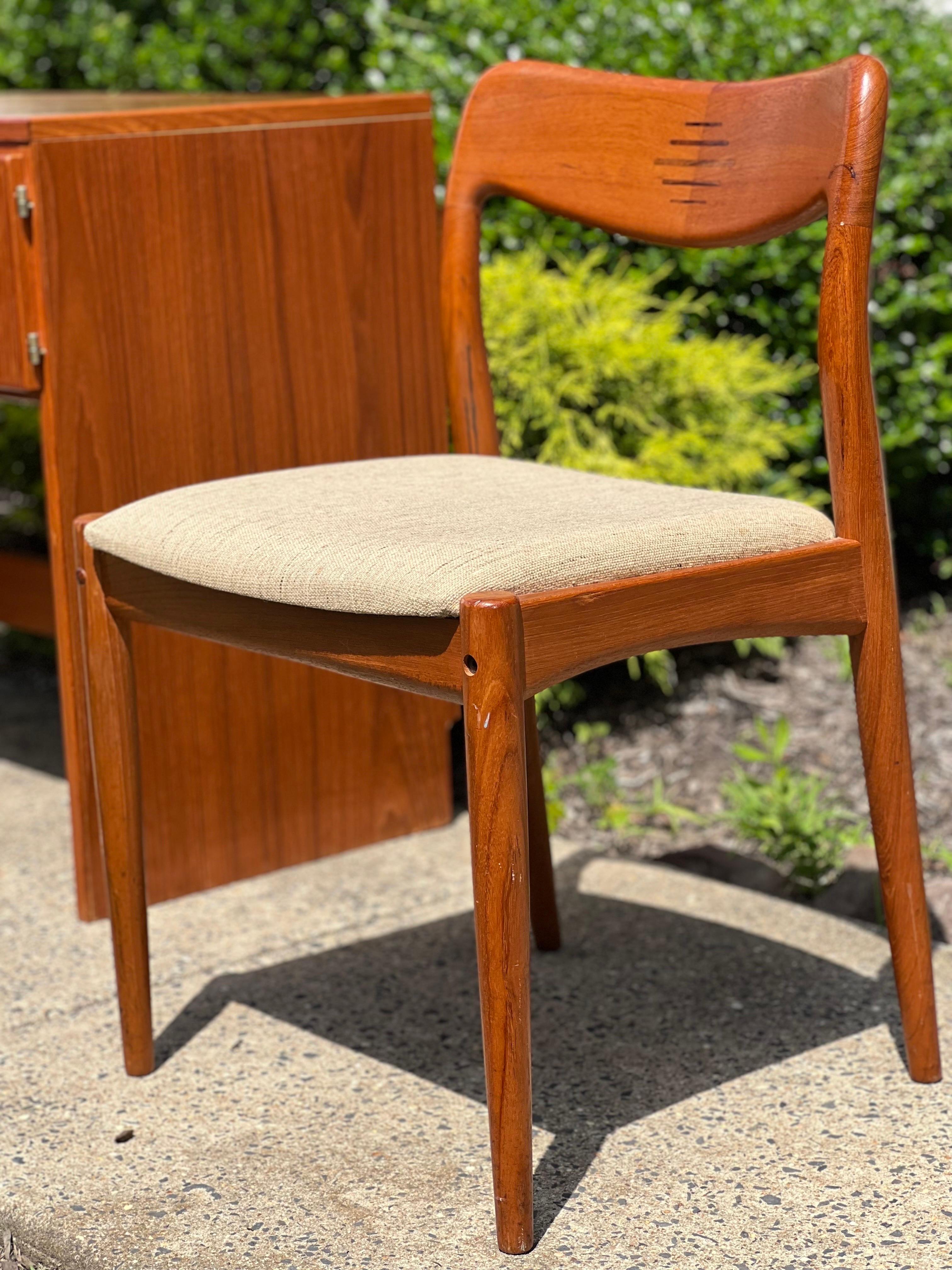 Mid Century Danish Teak Vanity with Chair, Uldum Mobelfabrik 7