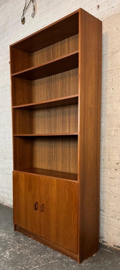 Mid-Century Danish Teak Veneer Bookcase