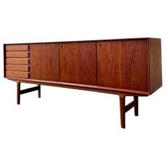 Mid Century Danish Teak Wood Credenza by Fredrik Kayser  , Circa 1960