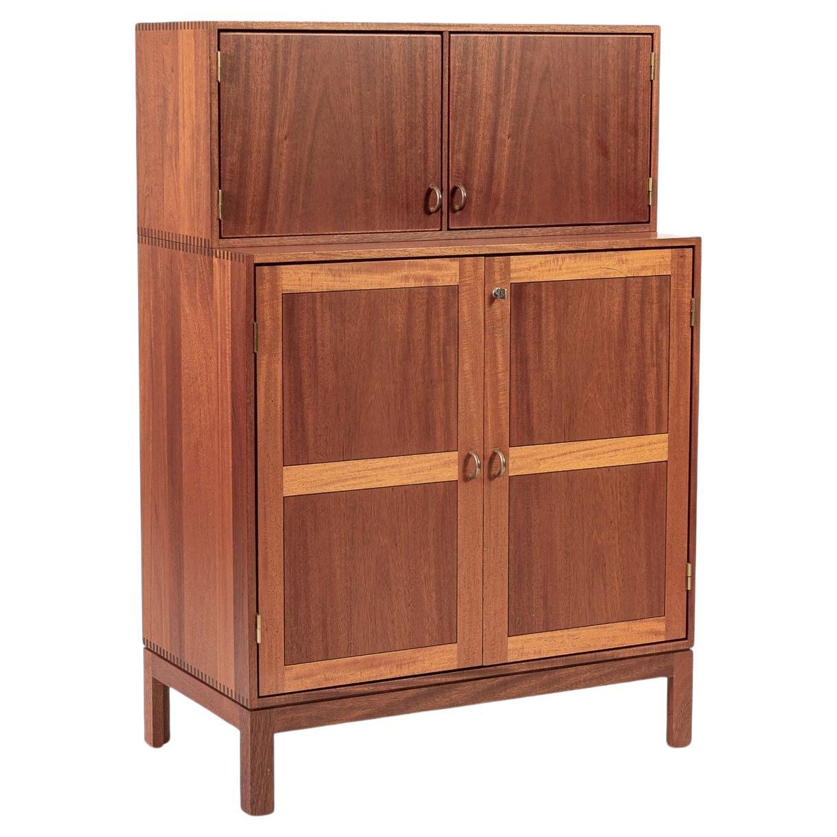 Meuble de rangement danois du milieu du siècle en bois de teck par Soborg Mobler 1960s