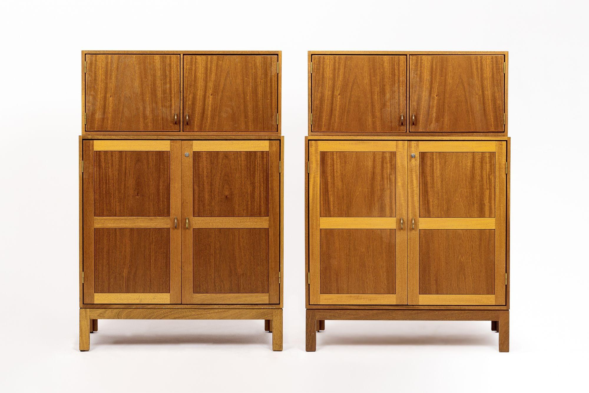 Mid Century Danish Teak Wood Storage Cabinet by Soborg Mobler - 2 Available 4