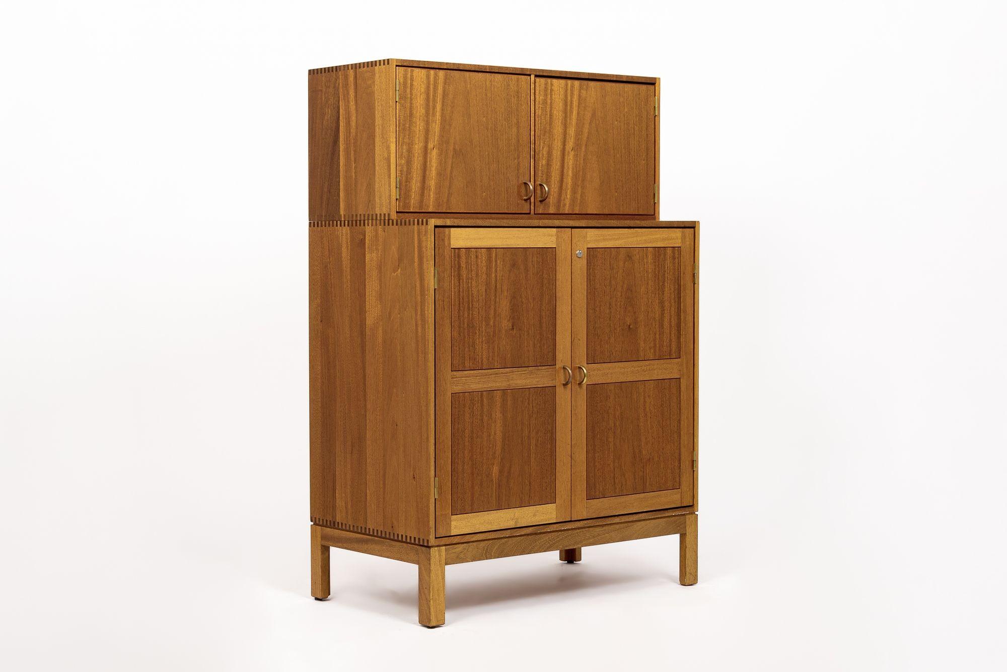 Mid Century Danish Teak Wood Storage Cabinet by Soborg Mobler - 2 Available 5