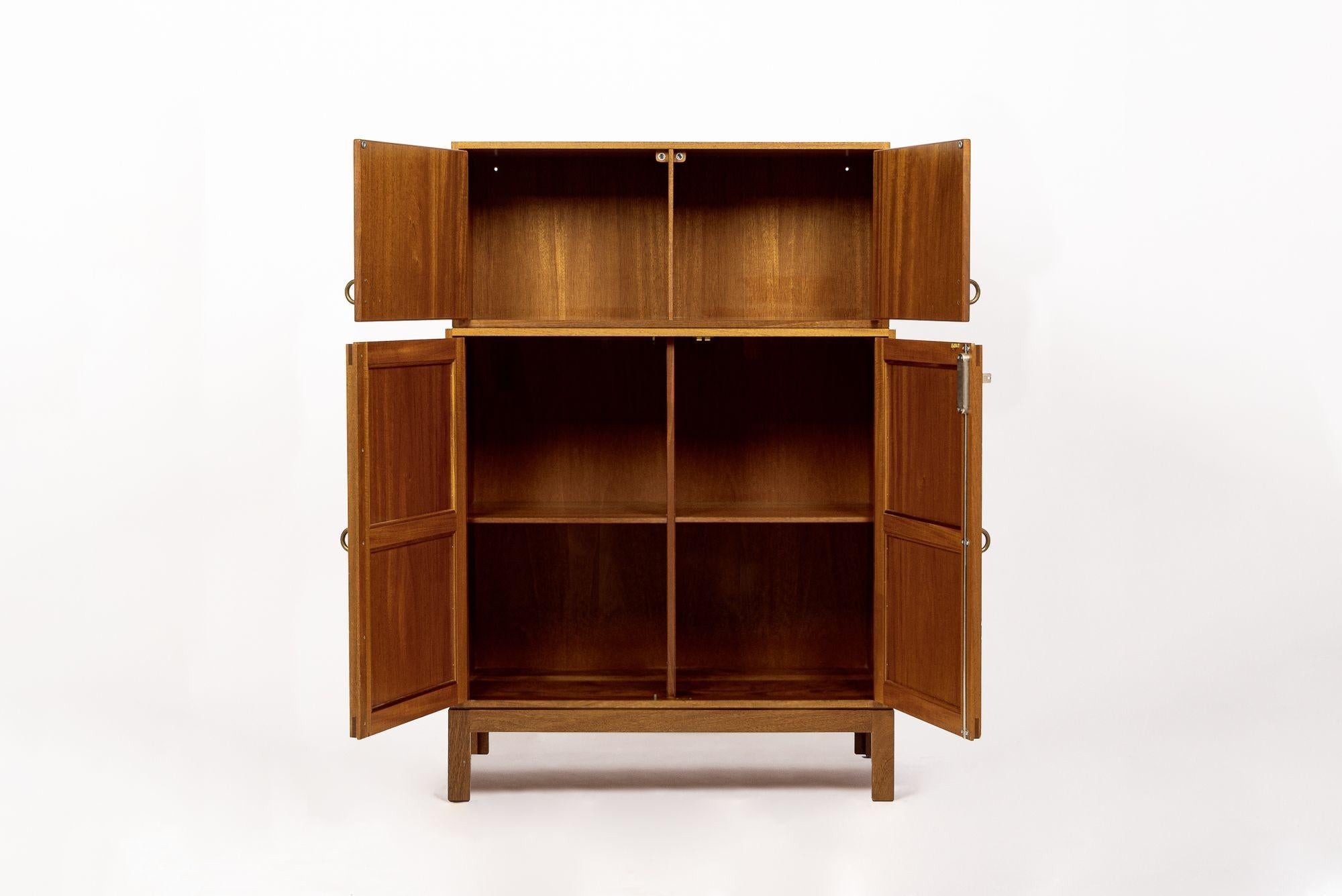 Mid-Century Modern Mid Century Danish Teak Wood Storage Cabinet by Soborg Mobler - 2 Available