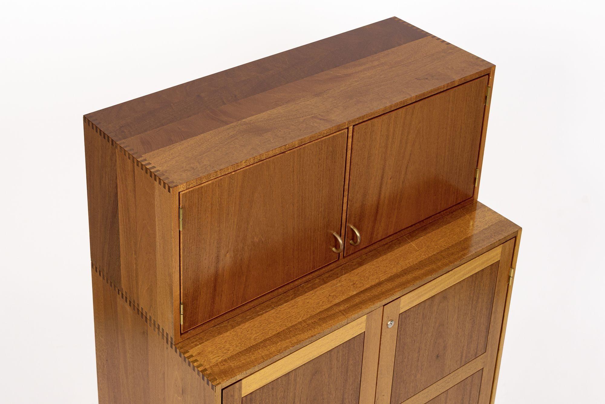 Mid-20th Century Mid Century Danish Teak Wood Storage Cabinet by Soborg Mobler - 2 Available