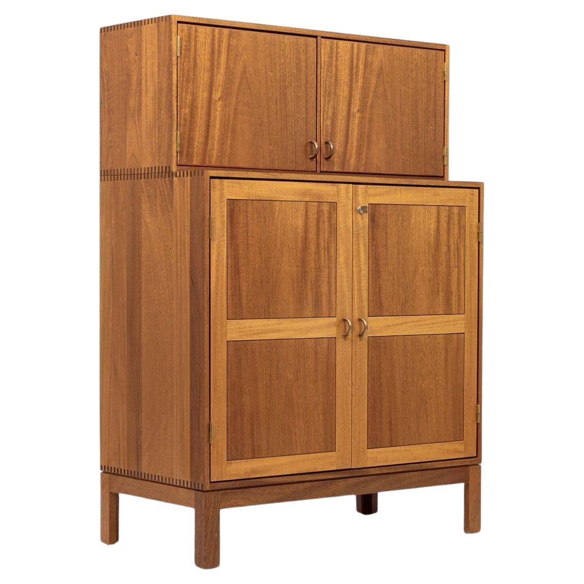 Mid Century Danish Teak Wood Storage Cabinet by Soborg Mobler