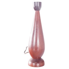 Mid-Century Danish Teak Wood Table Lamp