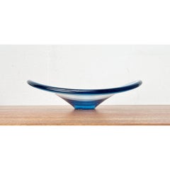 Dänische Kunstglasschale der Thule-Serie aus der Jahrhundertmitte von Per Lütken, 1960er Jahre