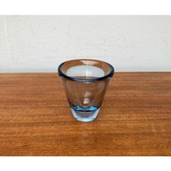 Mid-Century Danish Thule Series Glass Vase by Per Lütken for Holmegaard, 1950s