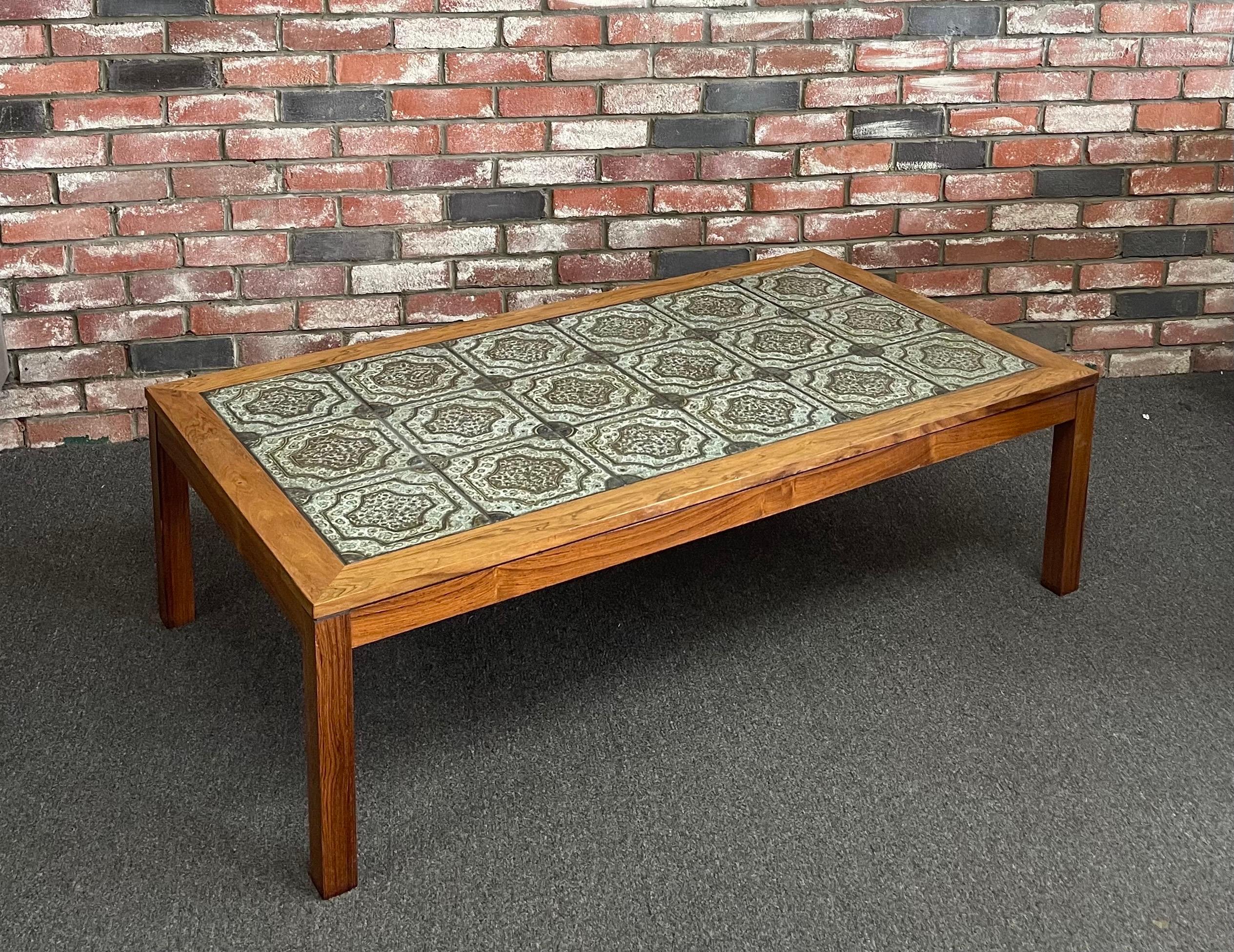 danish tile table
