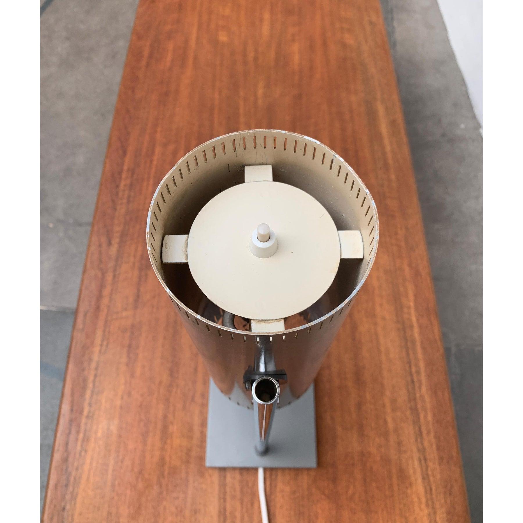 Mid-Century Danish Trombone Table Lamp by Jo Hammerborg for Fog & Mørup, 1960s For Sale 1
