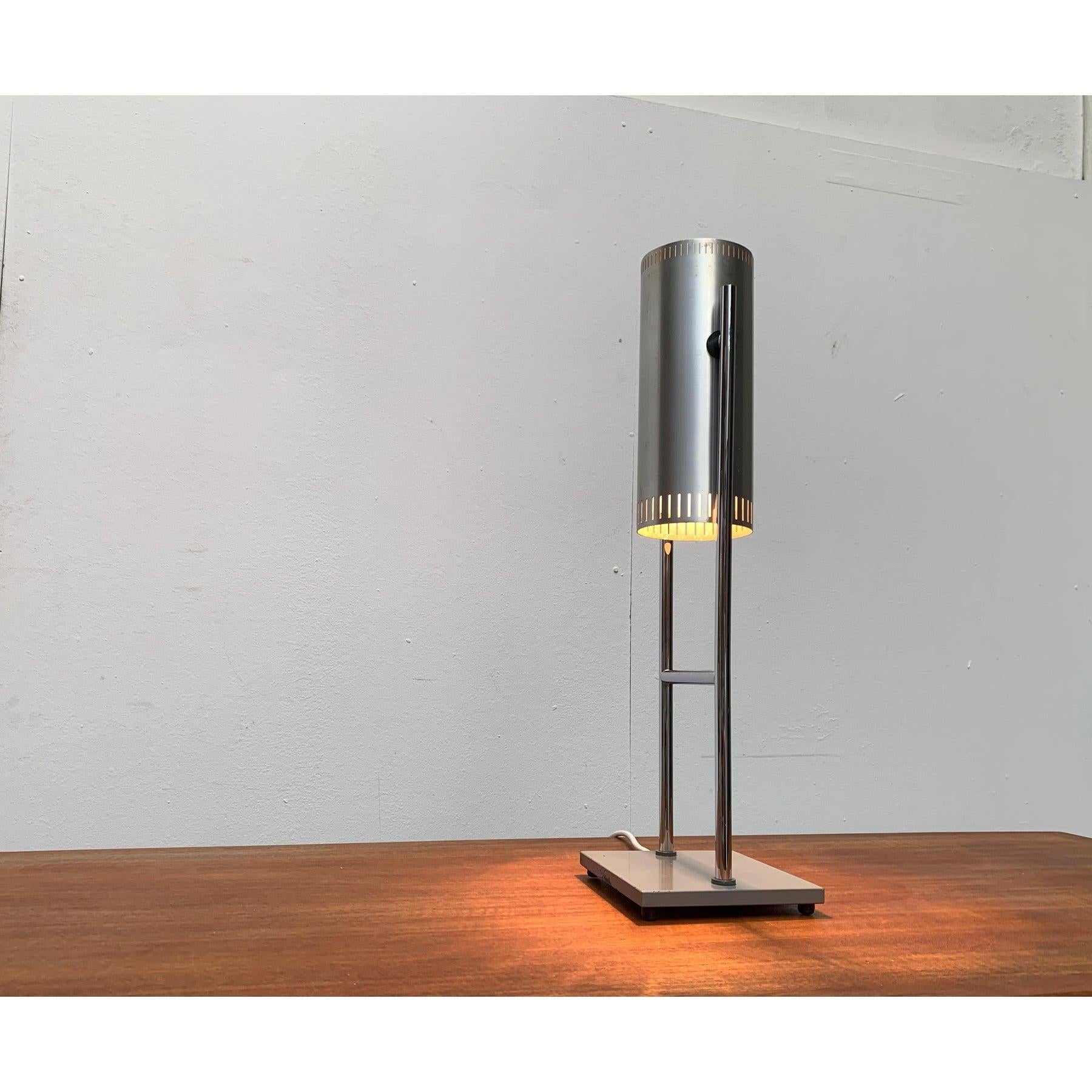 Mid-Century Danish Trombone Table Lamp by Jo Hammerborg for Fog & Mørup, 1960s For Sale 3