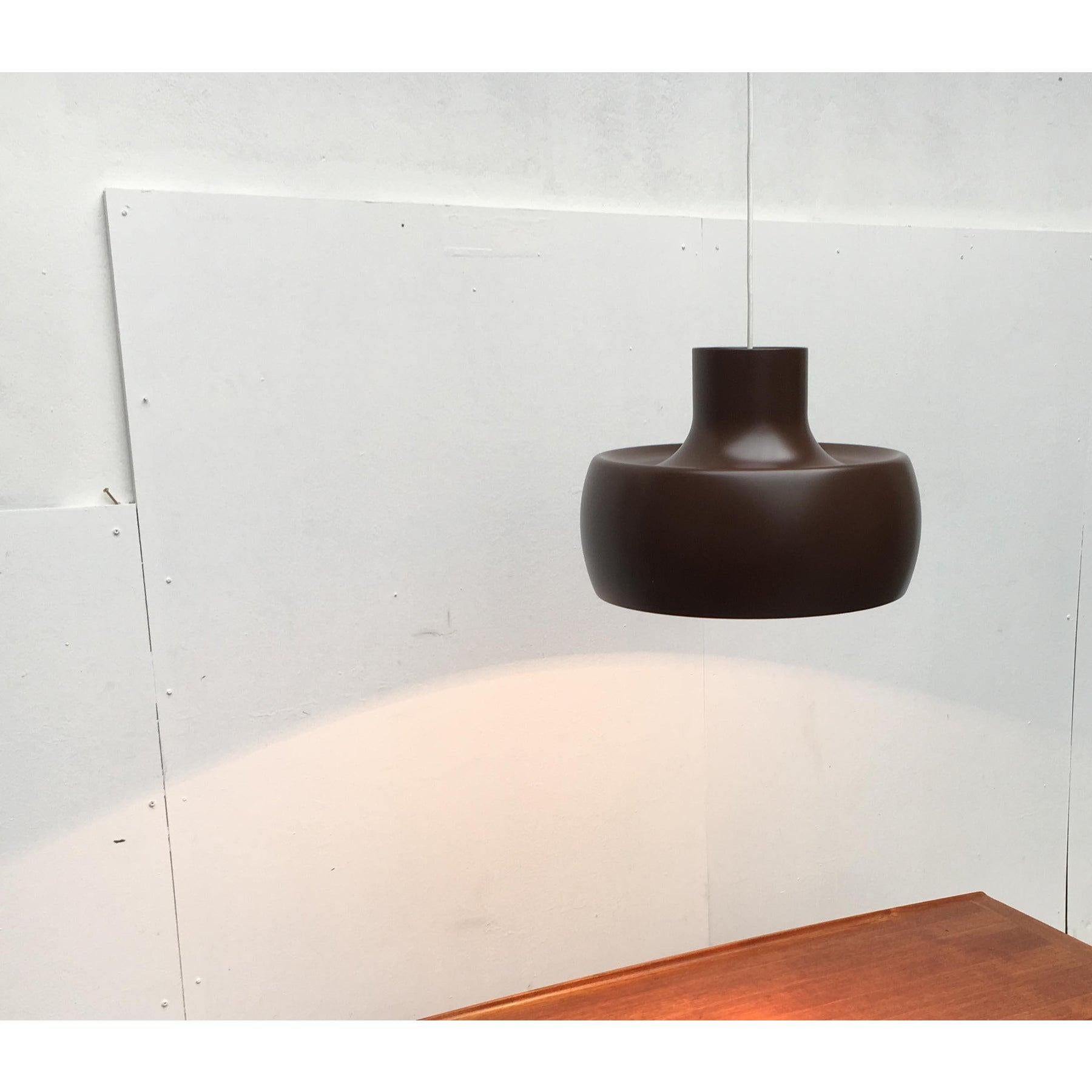 Lampada a sospensione Ubo di Bent Karlby per ASK Belysninger, Danimarca, metà secolo. in vendita 4