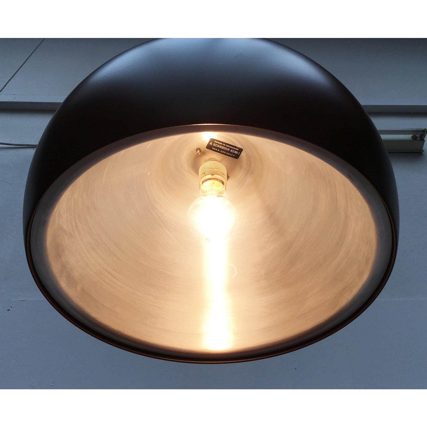 Lampada a sospensione Ubo di Bent Karlby per ASK Belysninger, Danimarca, metà secolo. In condizioni ottime in vendita a Hamburg, DE