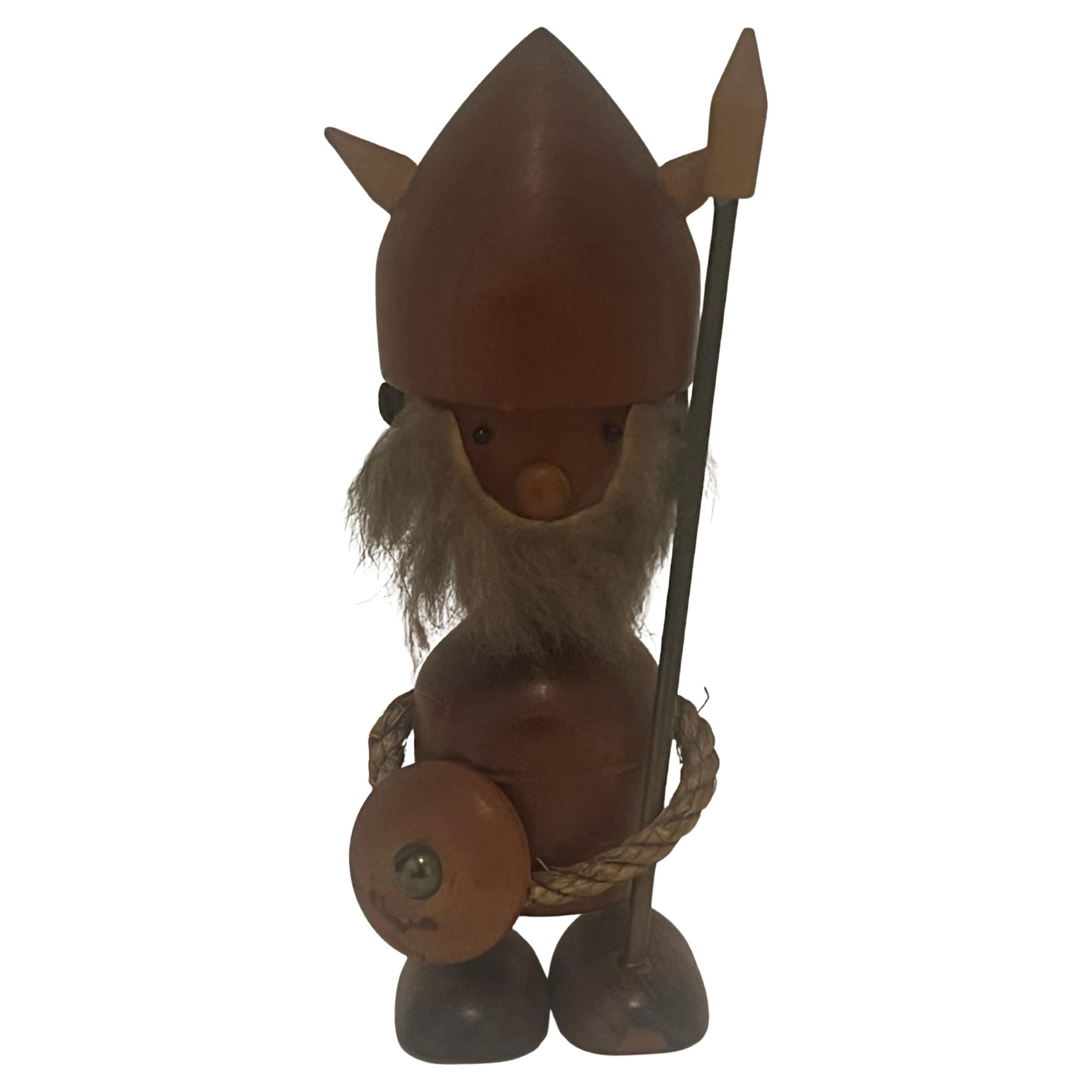 Dänische Wikingerfigur aus der Jahrhundertmitte von Hans Bolling Selten (Skandinavische Moderne) im Angebot