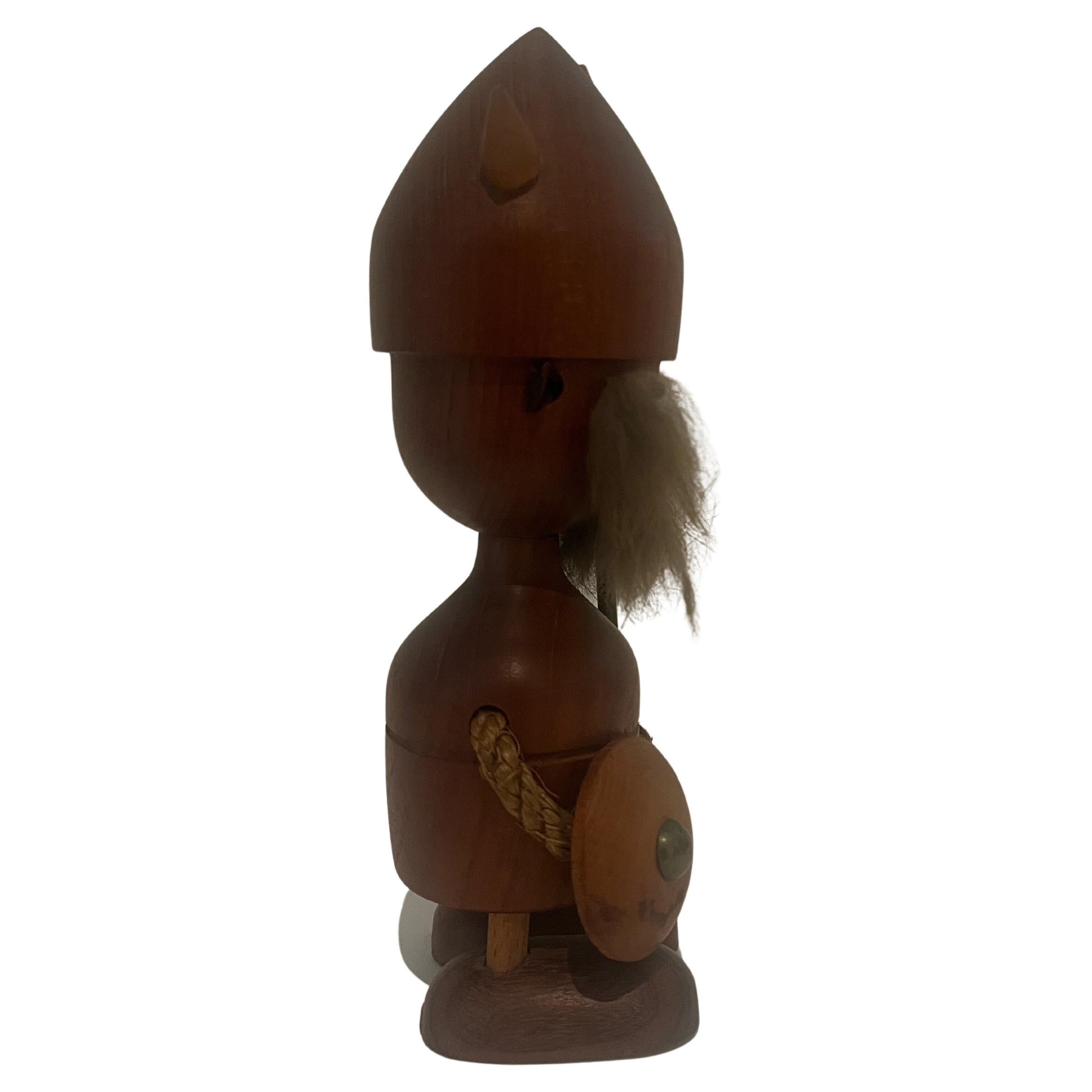 Dänische Wikingerfigur aus der Jahrhundertmitte von Hans Bolling Selten im Zustand „Hervorragend“ im Angebot in San Diego, CA
