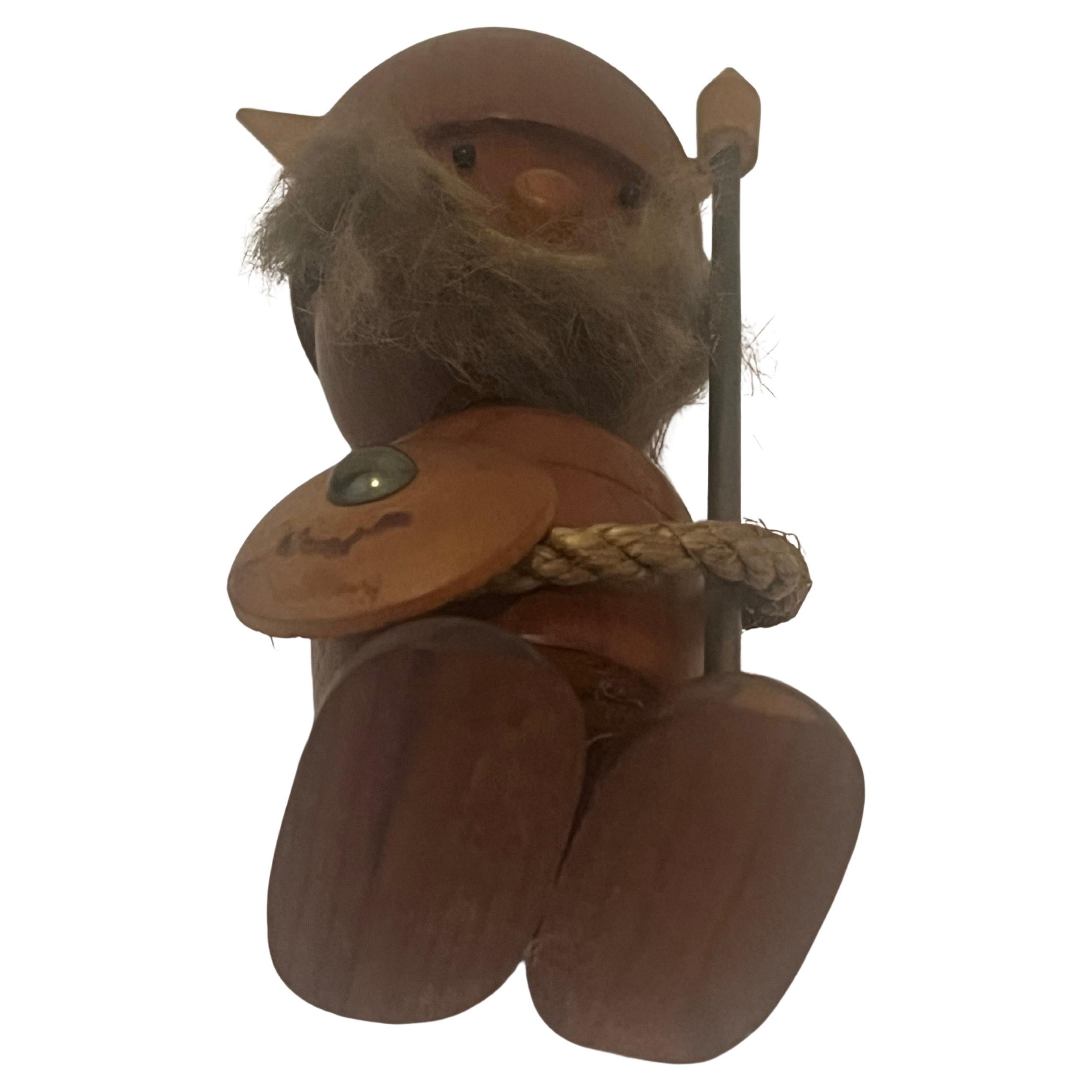 Dänische Wikingerfigur aus der Jahrhundertmitte von Hans Bolling Selten (Seil) im Angebot