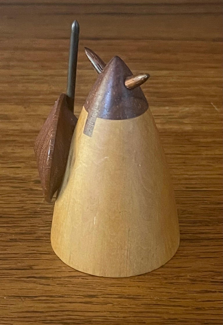 Mid-Century Danish Viking Figure by Jacob Jensen Rare In Good Condition For Sale In San Diego, CA