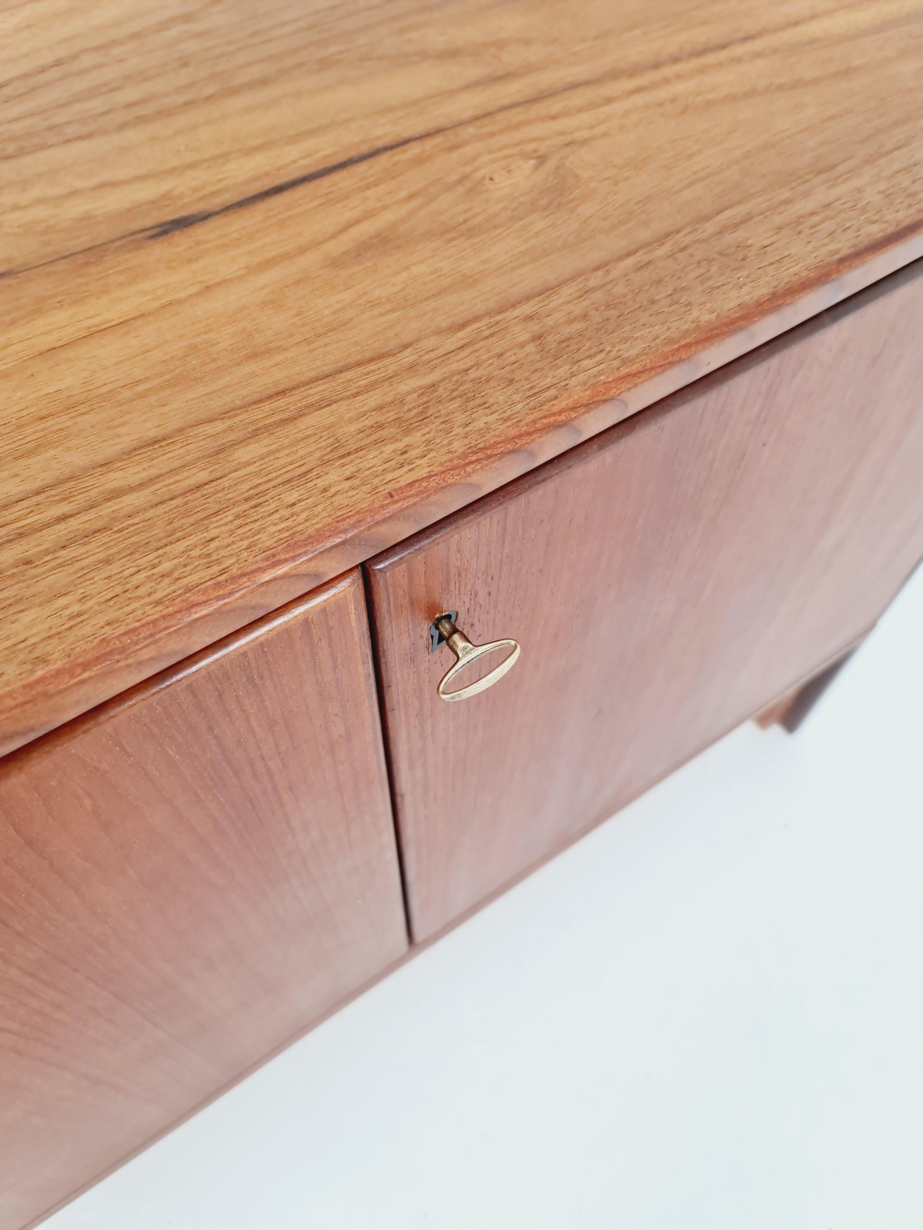 Mid-century Danish vintage Teak hallway cabinet, sideboard,  1960s For Sale 5