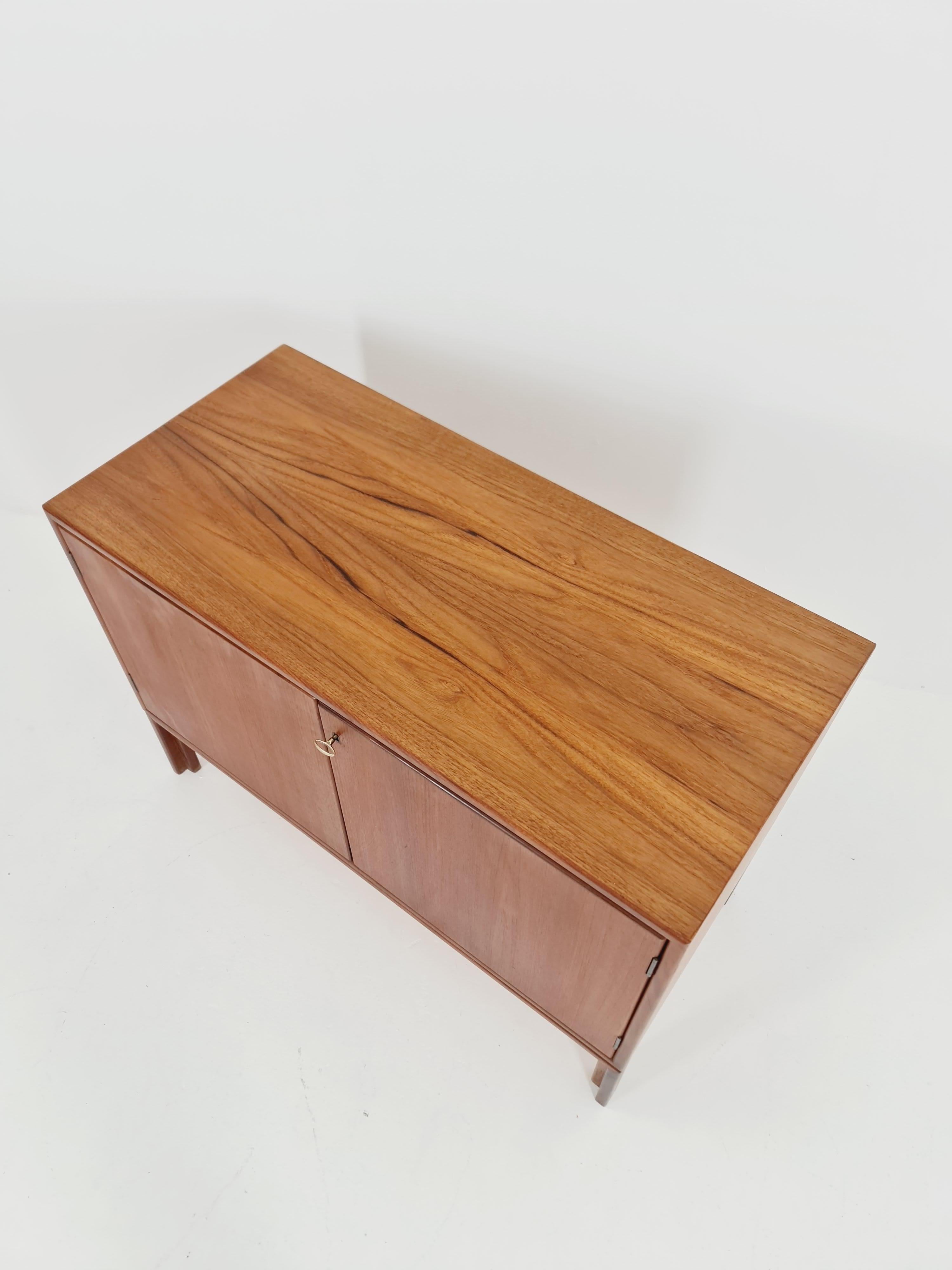 Mid-20th Century Mid-century Danish vintage Teak hallway cabinet, sideboard,  1960s For Sale